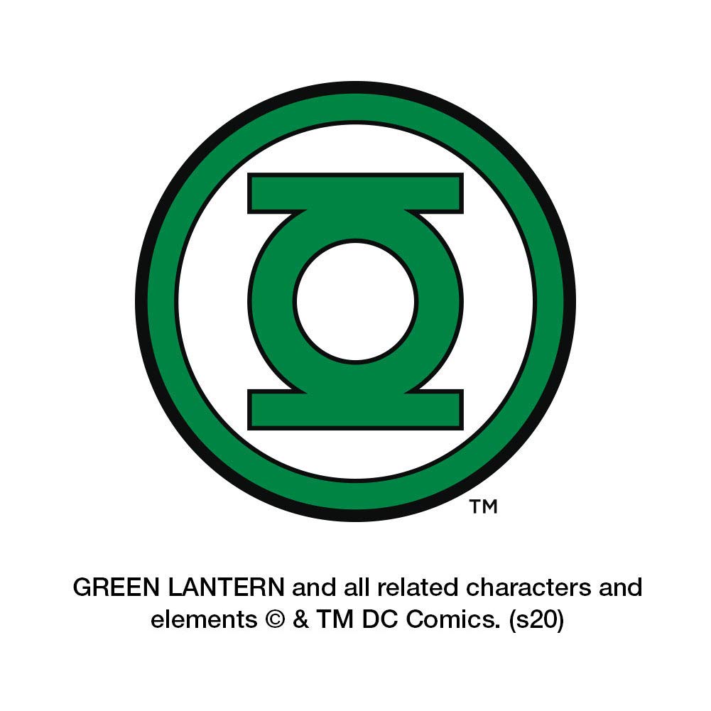 Green Lantern Superhero Bandana - 21x21 Inch Cotton Face Mask & Neck Gaiter for Cosplay, Outdoor Sports & Halloween Costume Accessories