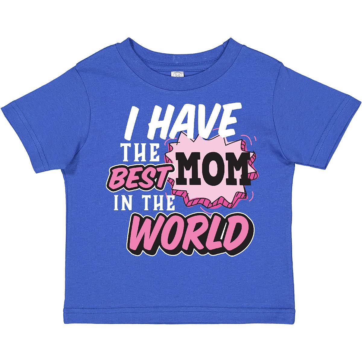 Best Mom Toddler T-Shirt with Speech Bubble - Perfect Gift for Mother's Day