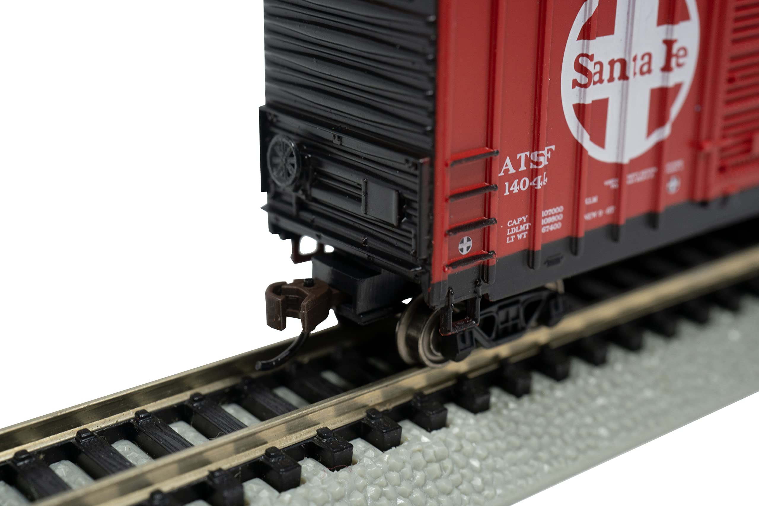 Bachmann Trains ATSF #14044 N Scale Hi-Cube Box Car Silver - Model Train Accessory for Railroad Layouts & Collectors