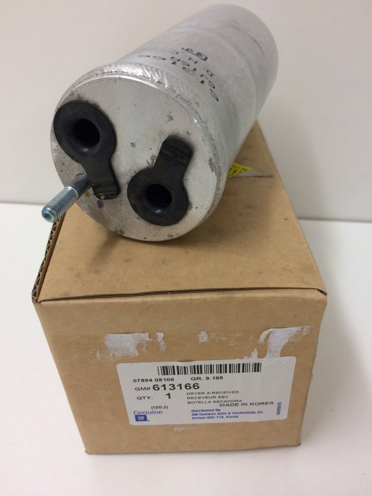 Genuine Daewoo Nubira AC Receiver Dryer 2000-2003 - Replacement Part for Car Air Conditioning System Repair & Maintenance