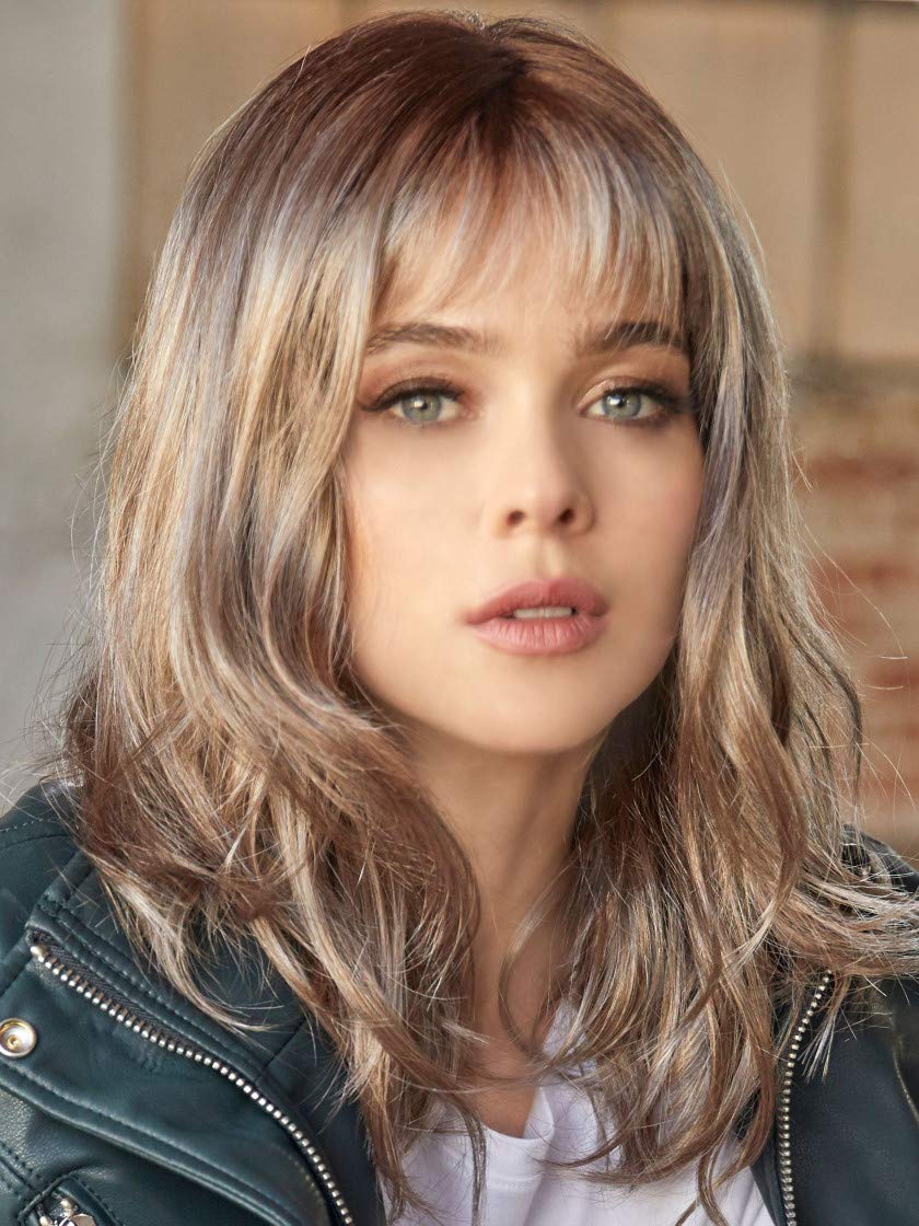 Rene of Paris Long Synthetic Wig in Milk Tea-R - Natural Look & Comfortable Wear for Cosplay, Parties & Daily Styling