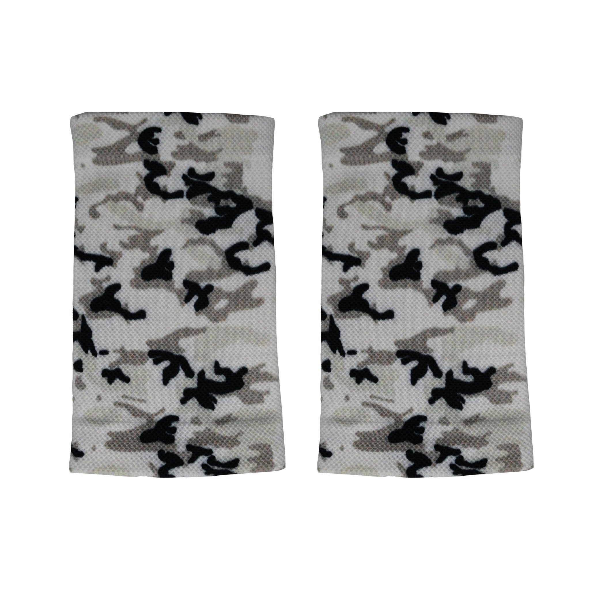 Snow Camo Wrist Support Sleeves for Pain Relief & Carpal Tunnel - Adjustable Compression Brace for Gaming, Typing & Sports (Pair) - Ideal for Office Work, Gaming & Winter Activities