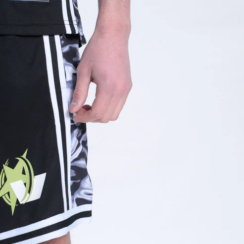 Vulk Team Black Bermuda Shorts for Men - Comfortable & Stylish Casual Wear for Beach, Gym, and Outdoor Activities