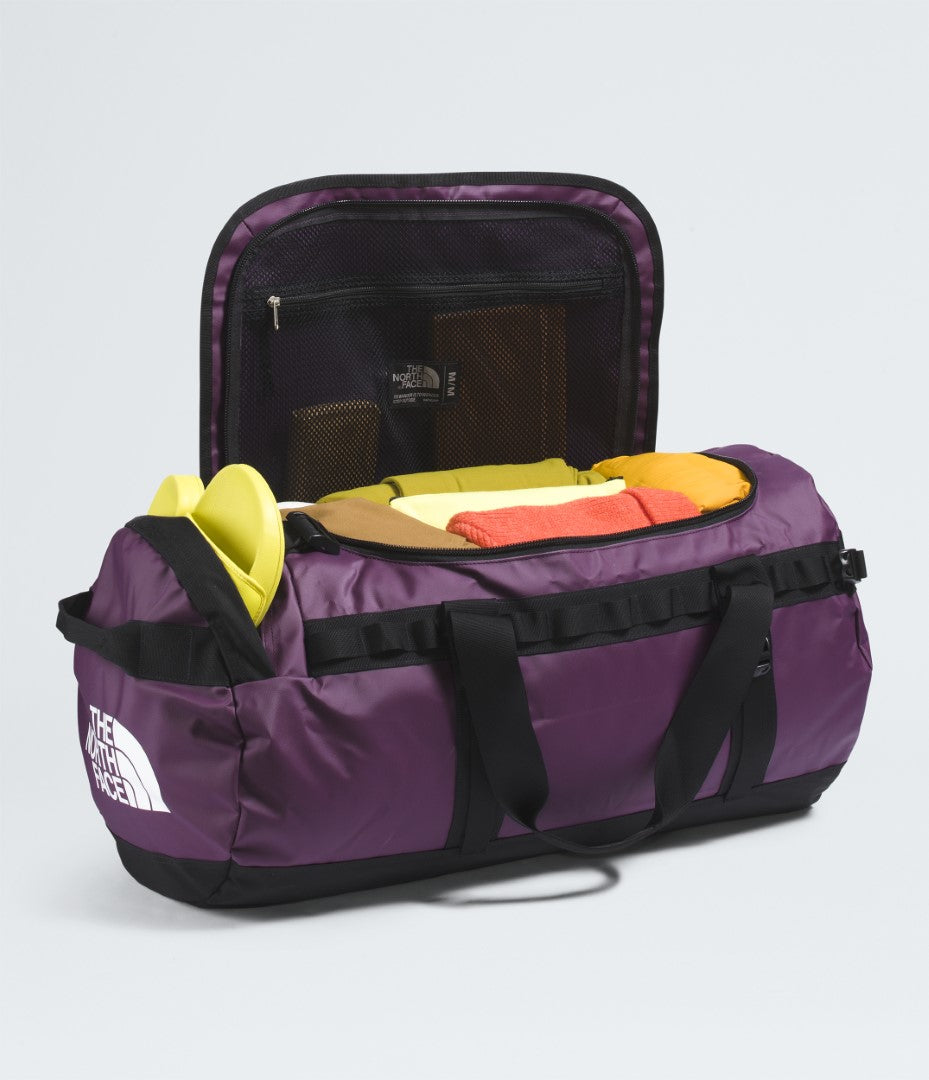Base Camp Duffel Bag M 71L - Durable Travel Duffel for Camping, Hiking & Outdoor Adventures - NF0A52SA Past Season - Perfect for Gear Storage & Weekend Getaways