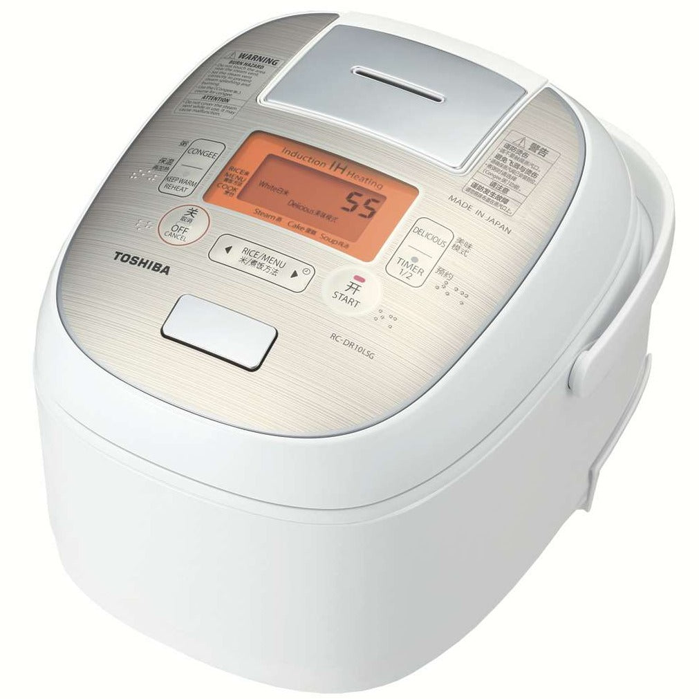Premium RC DR10LSG 1.0L Induction Heating Rice Cooker - Fast & Even Cooking for Perfect Rice Every Time - Ideal for Small Families, Dorms & Office Use