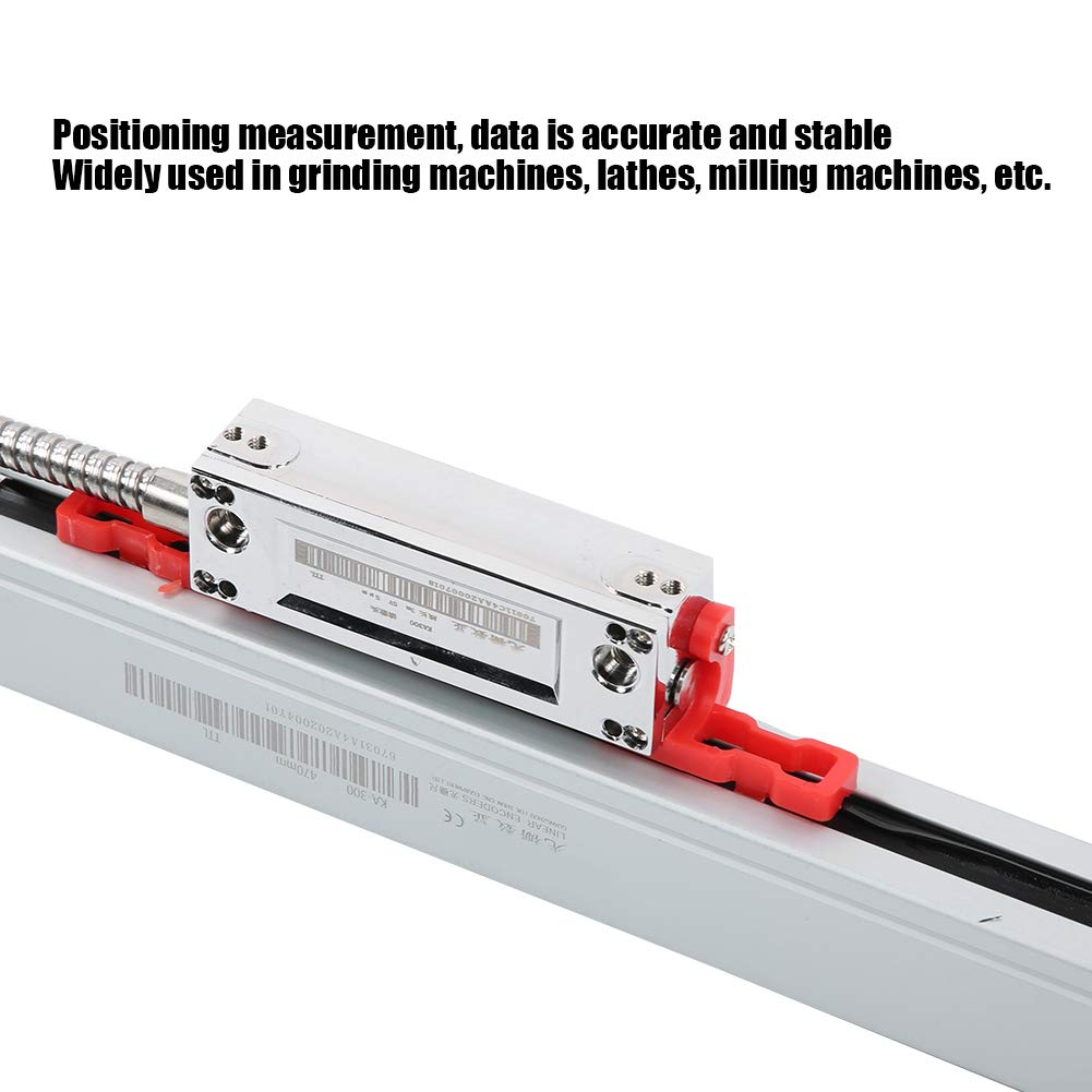 High Precision KA3005U 920mm Optical Linear Encoder for Lathe & Milling Machine | Digital Electronic Ruler with Grating Scale | CNC Machining, Metalworking & Industrial Measurement Tool