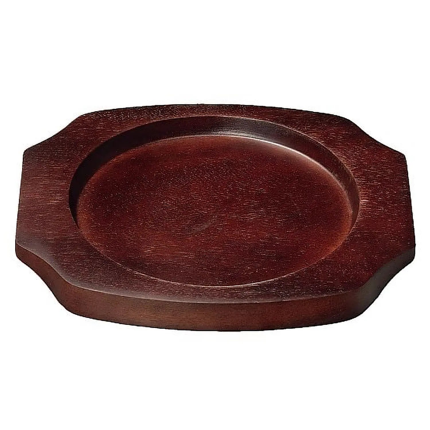EBM Wooden Base for Round Sizzler Platter - Durable Serving Stand for Hot Dishes, Perfect for Restaurants, Catering & Home Dining
