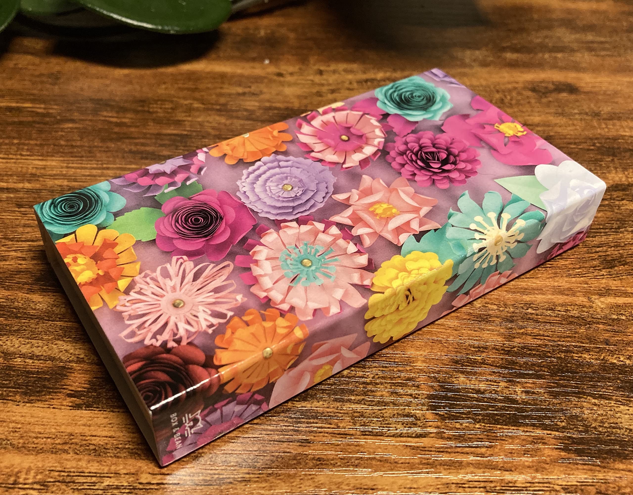 Origami Flowers Decorative Matchboxes with Wooden Matches - Set of 3 | Perfect for Lighting Candles, Fireplaces, Grills, Camping & Home Decor | Elegant Gift for Weddings, Parties & DIY Crafts