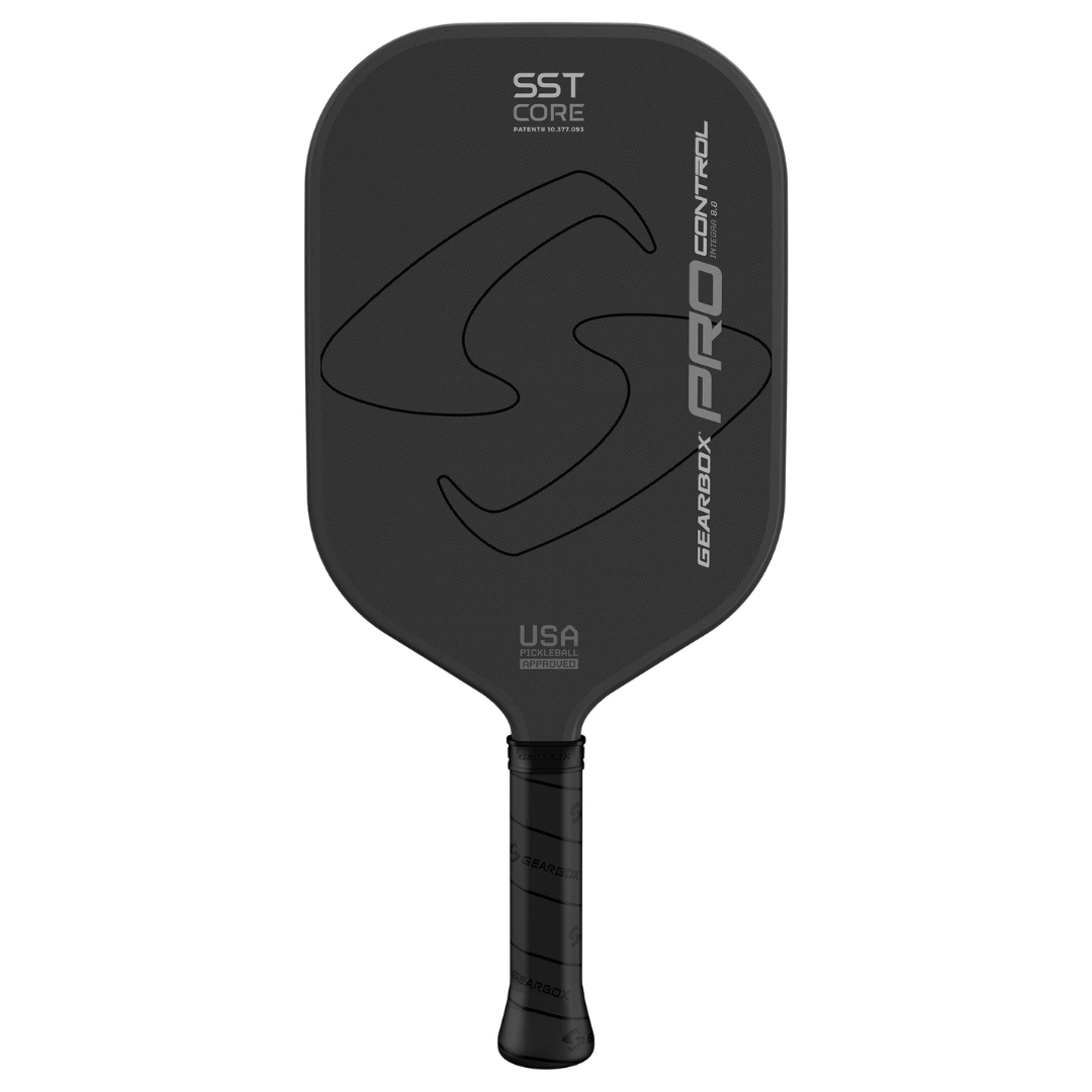Gearbox Pro Control Integra™ Pickleball Paddle - 8oz Lightweight Carbon Fiber Racket for Advanced Players - Perfect for Tournament Play & Competitive Matches