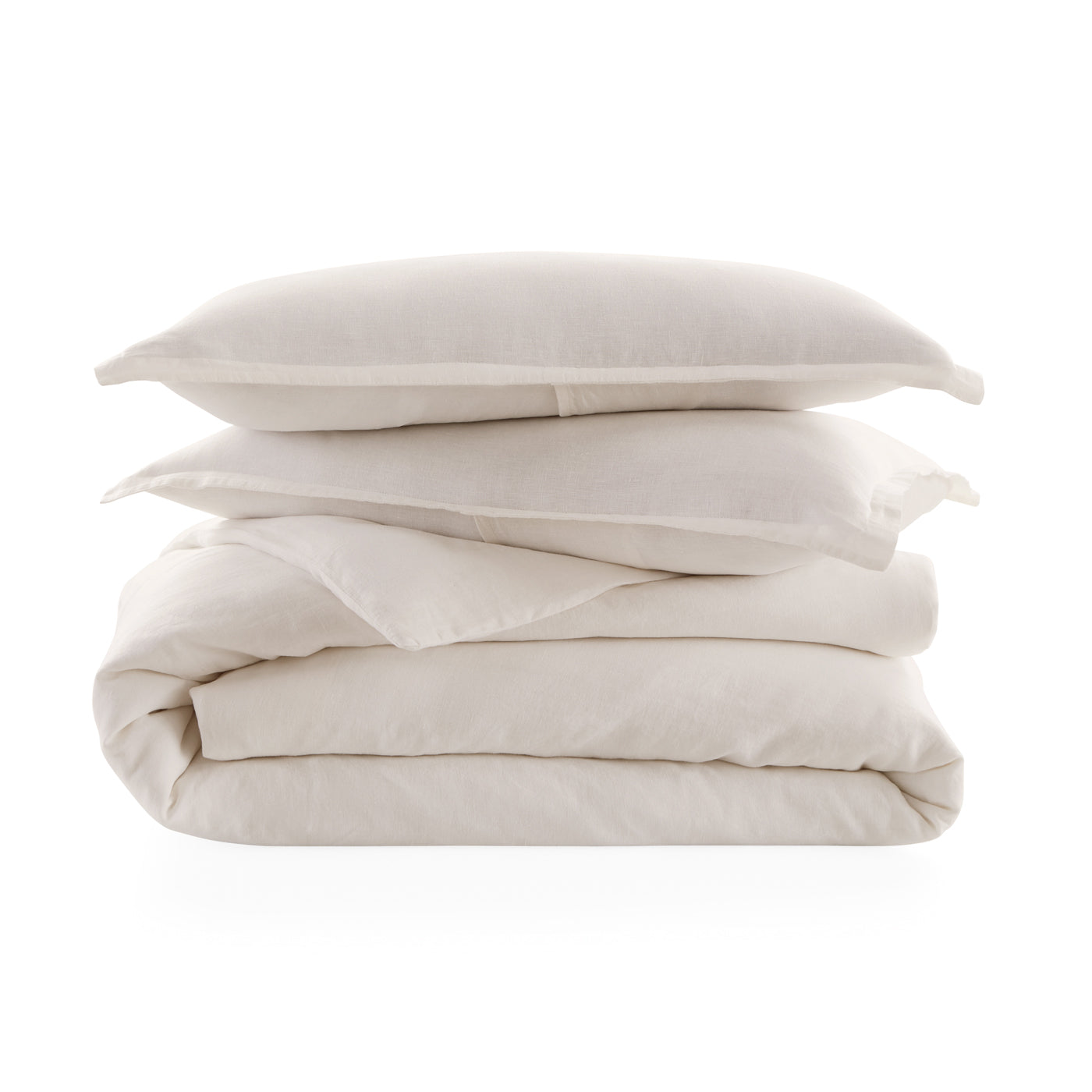 Premium 100% Linen Duvet Cover Set - Breathable & Soft Bedding for All Seasons - Perfect for Cozy Bedrooms, Guest Rooms & Vacation Homes