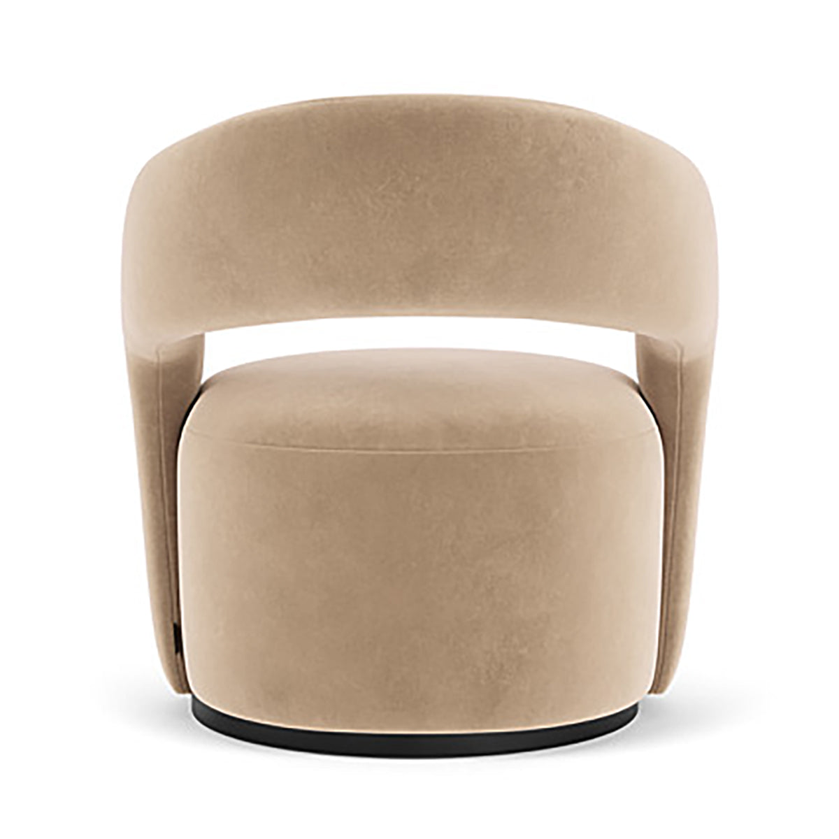 Luxury Velvet Swivel Armchair - Modern Accent Chair for Living Room, Bedroom & Office - Soft Upholstered Lounge Chair with 360° Rotation - Perfect for Reading, Relaxing & Home Decor