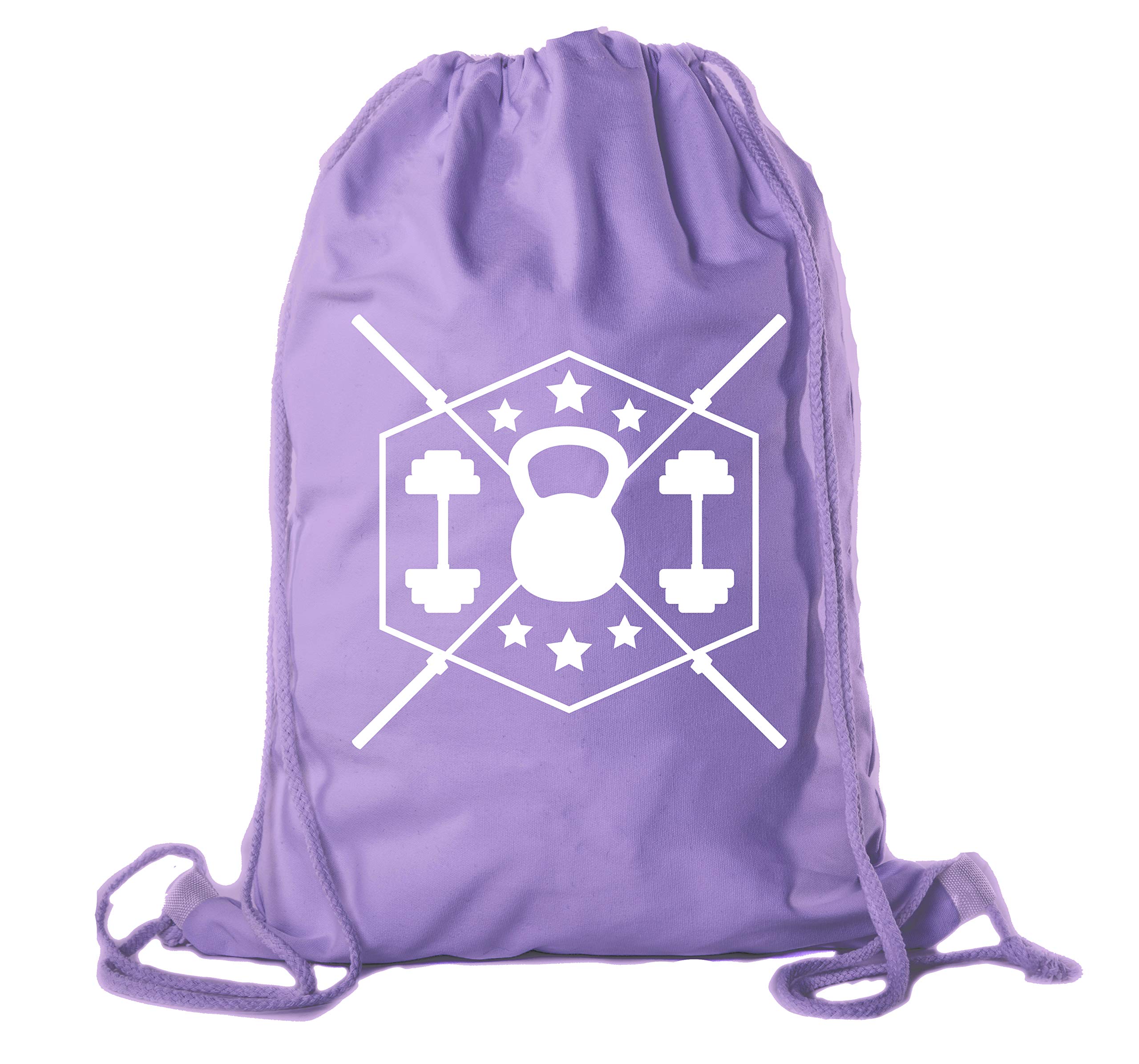 Motivational Cotton Gym Backpack with Inspirational Quotes - Perfect for Workouts, Travel & Fitness Enthusiasts