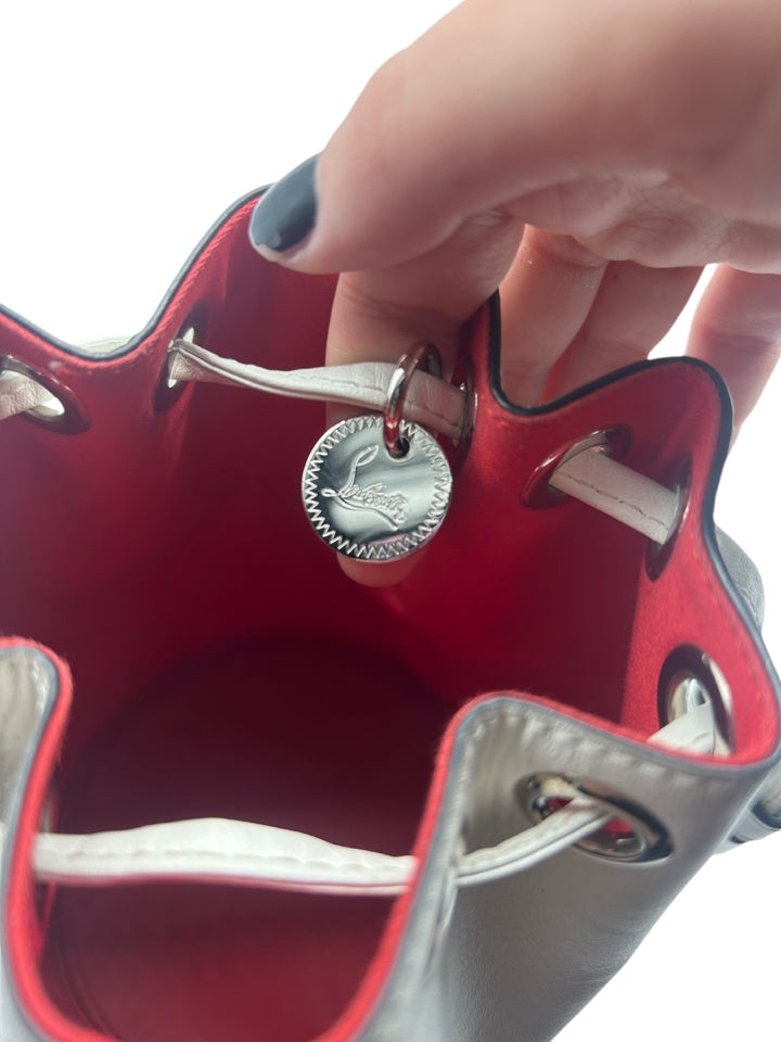 Christian Louboutin Marie Jane Crossbody Bucket Bag - Luxury Designer Handbag for Women | Perfect for Date Night, Parties & Travel
