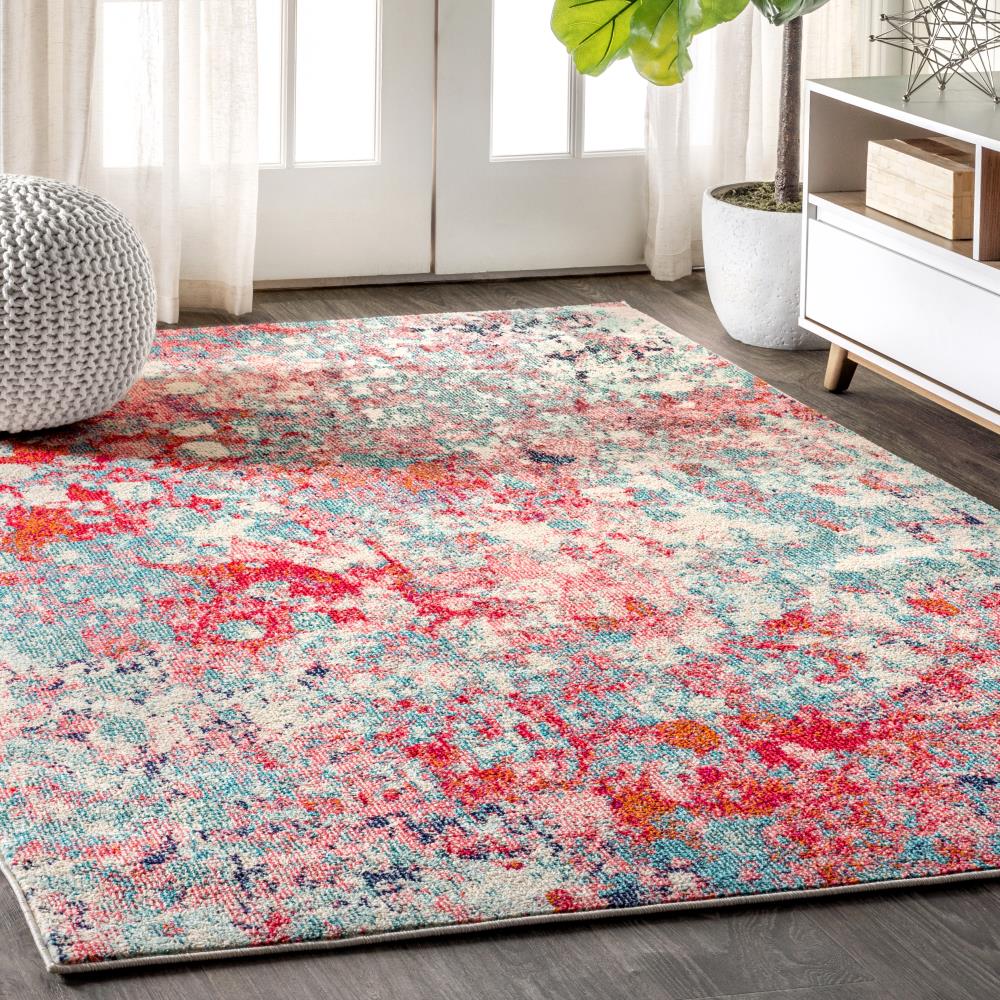 Stylish Pop Modern Abstract Area Rug - Contemporary Home Decor for Living Room, Bedroom & Office