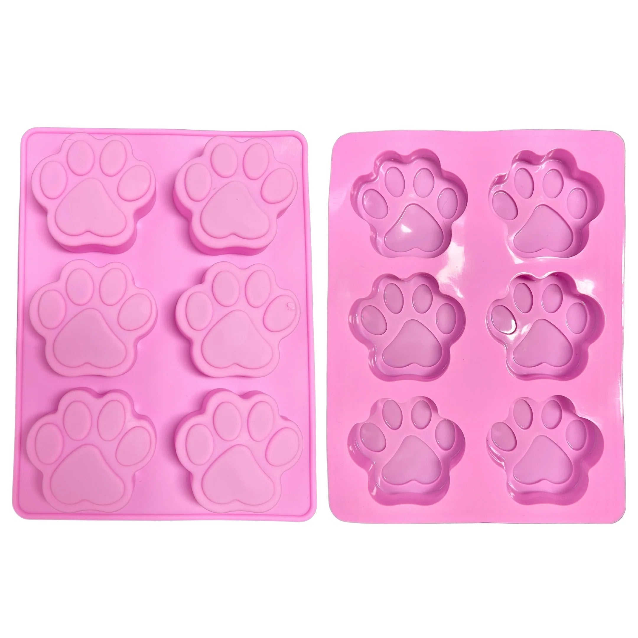 Premium Silicone Paw Shaped Mold - Non-Stick Baking Molds for Dog Treats, Cupcakes & Chocolate - Perfect for Pet Lovers & Bakers