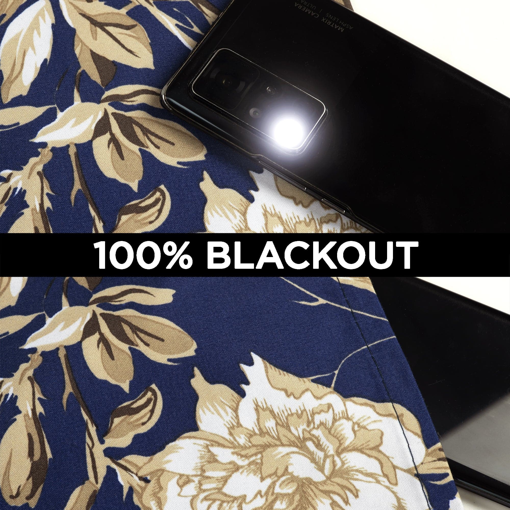 Farmhouse Style Blackout Curtains with Bird & Flower Design - Thermal Insulated Grommet Window Panels for Living Room & Bedroom - Noise Reducing & Energy Saving Home Decor