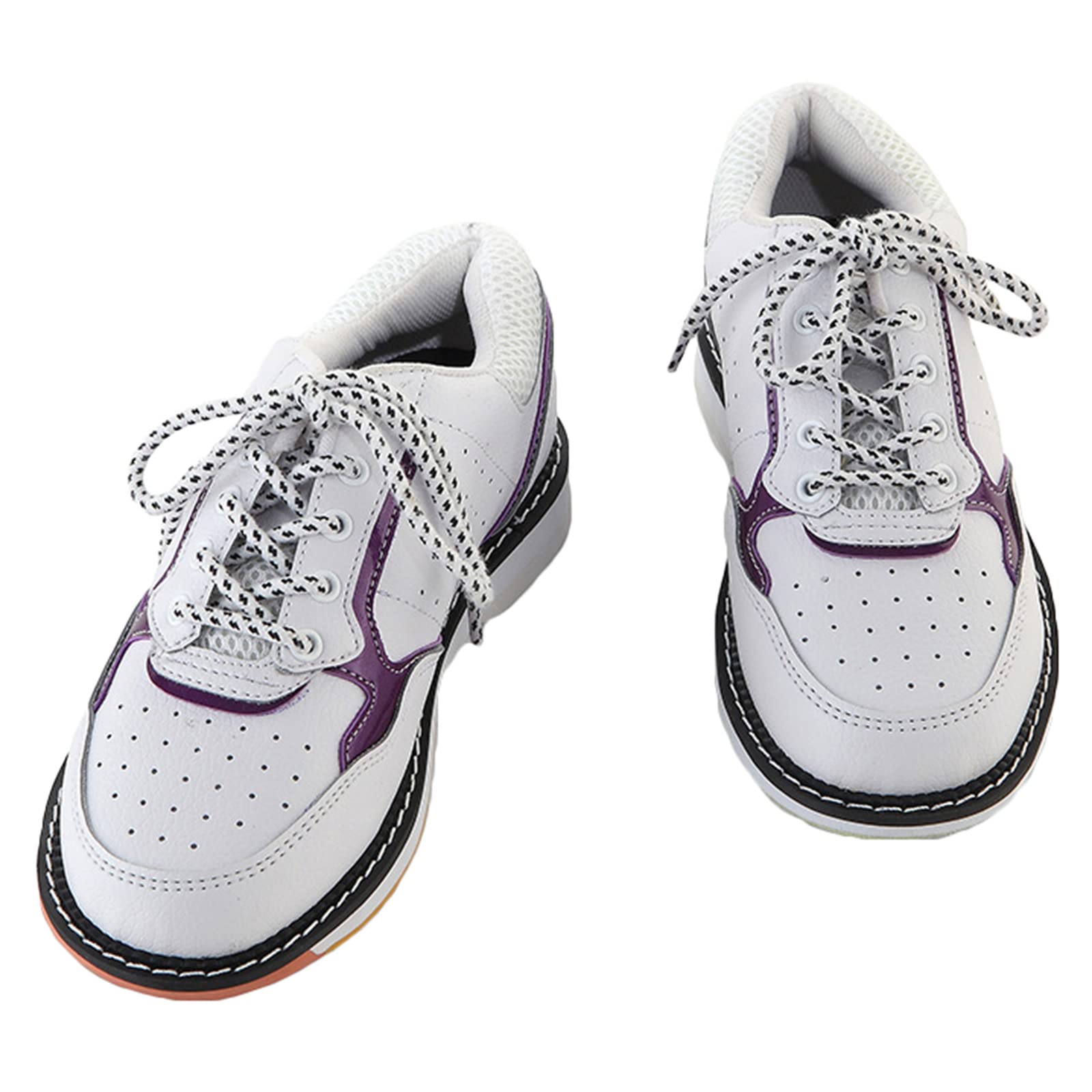 ZENSI Women's Bowling Shoes - Lightweight Breathable Leather with Anti-Slip Rubber Sole & Shock Absorption for Comfortable Performance | Perfect for League Play, Practice & Tournament Bowling