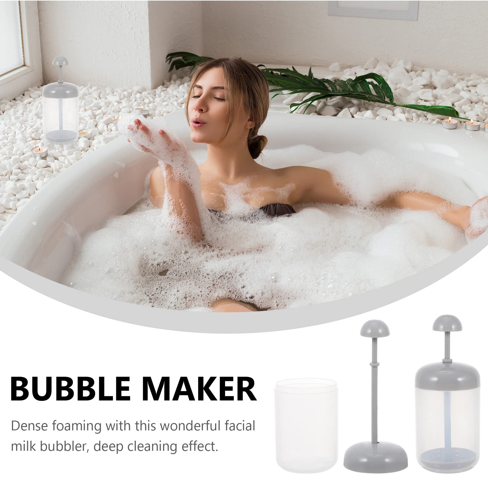 Uonlytech 2 Pack Portable Foaming Cleansing Cups - Reusable Face Wash Foam Maker for Travel & Daily Skincare | Perfect for Facial Cleansing, Shaving & Makeup Removal