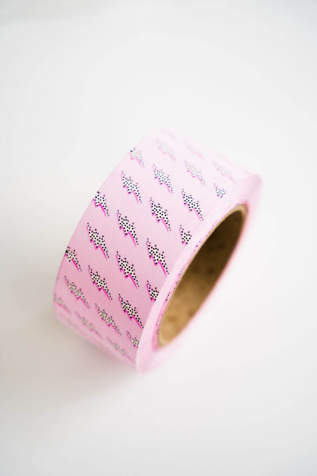 Lightning Bolt Print Packaging Tape - 1.97 Inch x 55 Yards - Waterproof & Strong Adhesive for Shipping Boxes, Moving, Storage & Gift Wrapping