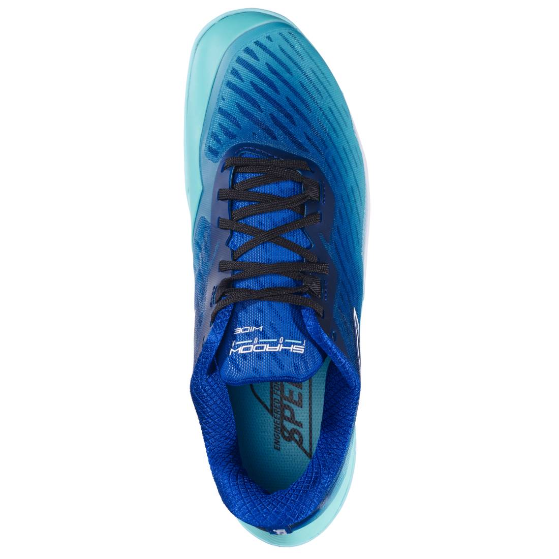 Babolat Shadow Tour Wide Men's Indoor Court Shoes for Tennis & Badminton - Ceramic Blue - Non-Marking Sole for Gym & Sports Courts