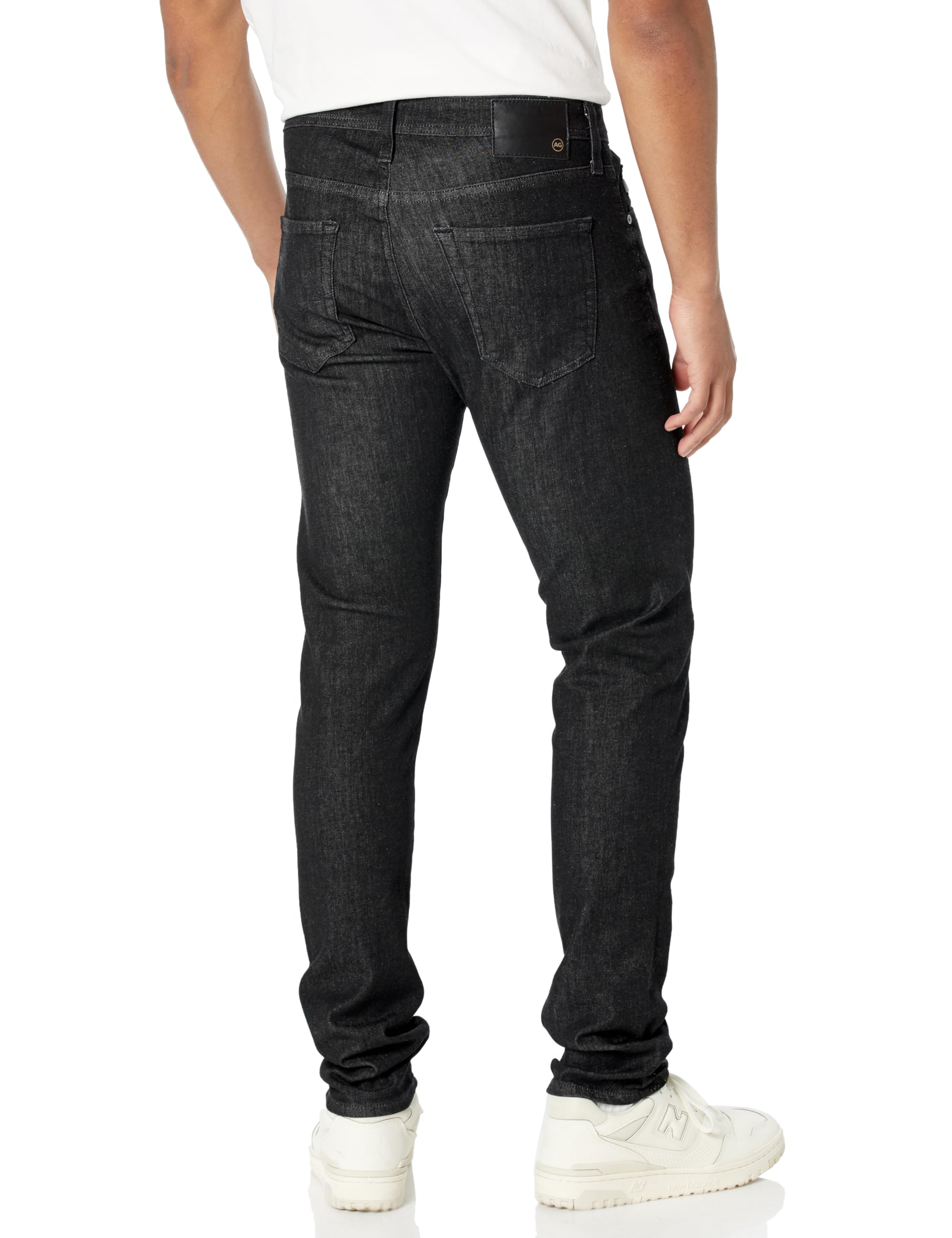 AG Jeans Men's Tellis Modern Slim Fit Stretch Denim Jeans - Black Marble Wash (1783IBK) | Comfortable & Stylish for Casual Wear, Office & Night Out