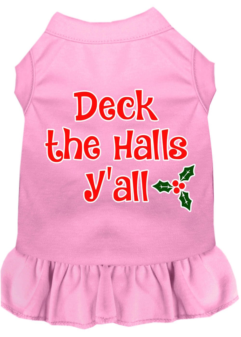 Deck the Halls Y'all Dress in Many Colors - Stylish & Vibrant Holiday Outfit for Christmas Parties & Festive Gatherings