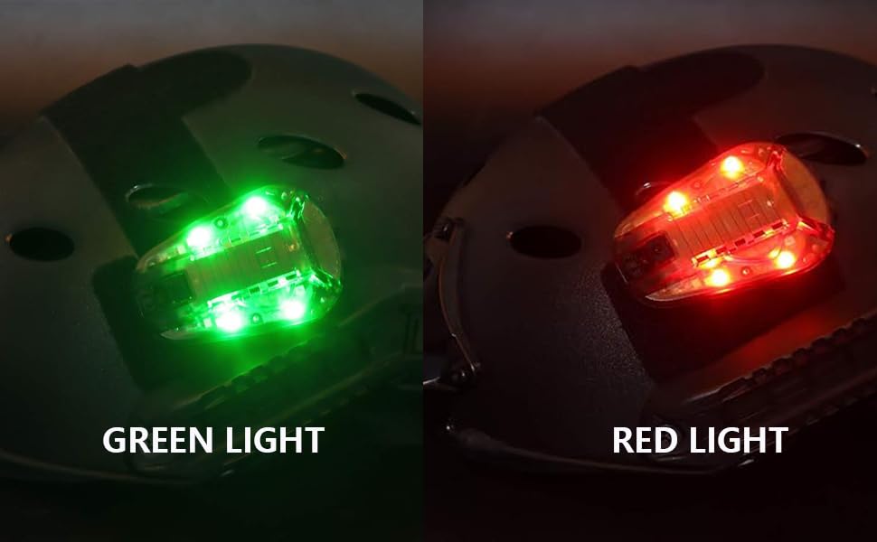 Tactical Signal Light with IR - Green LED Survival Flashlight for Camping, Hiking & Emergency Rescue - Durable Black Base Tactical Light - Perfect for Outdoor Adventures, Night Operations & Survival Kits