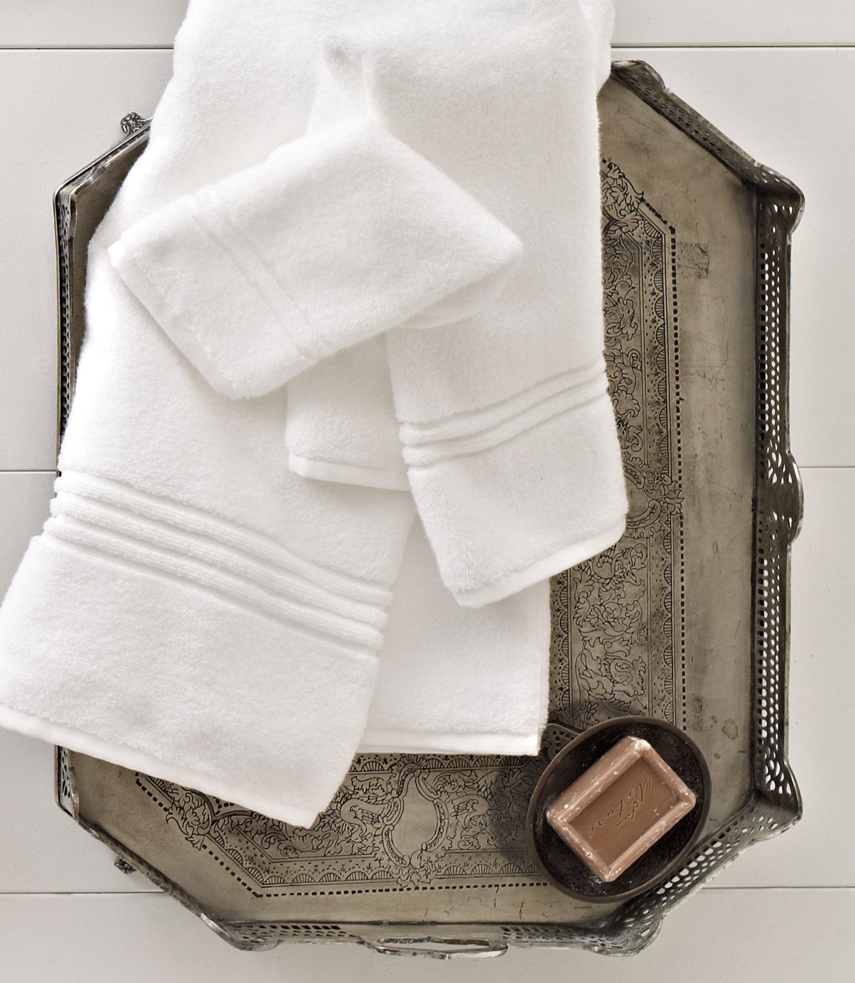 Luxury Chelsea Plush Bath Towel Set - Super Soft & Absorbent Cotton Towels for Spa, Bathroom & Pool - 6-Piece Quick Dry Towels for Home & Hotel Use