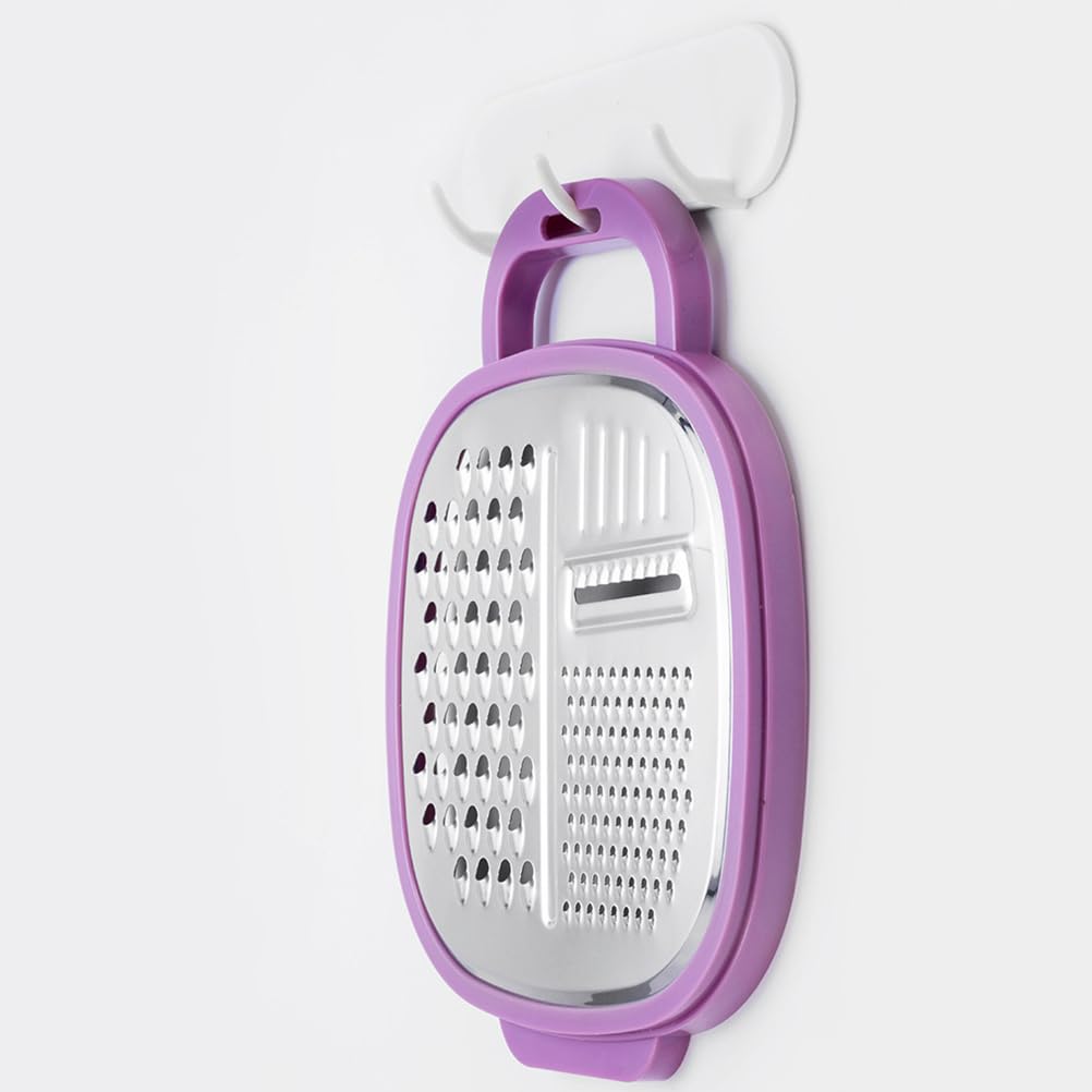 DOITOOL Stainless Steel Cheese Grater with Container & Handle - Kitchen Cheese Shredder for Parmesan, Mozzarella, Cheddar | Perfect for Pasta, Pizza, Salads & Baking