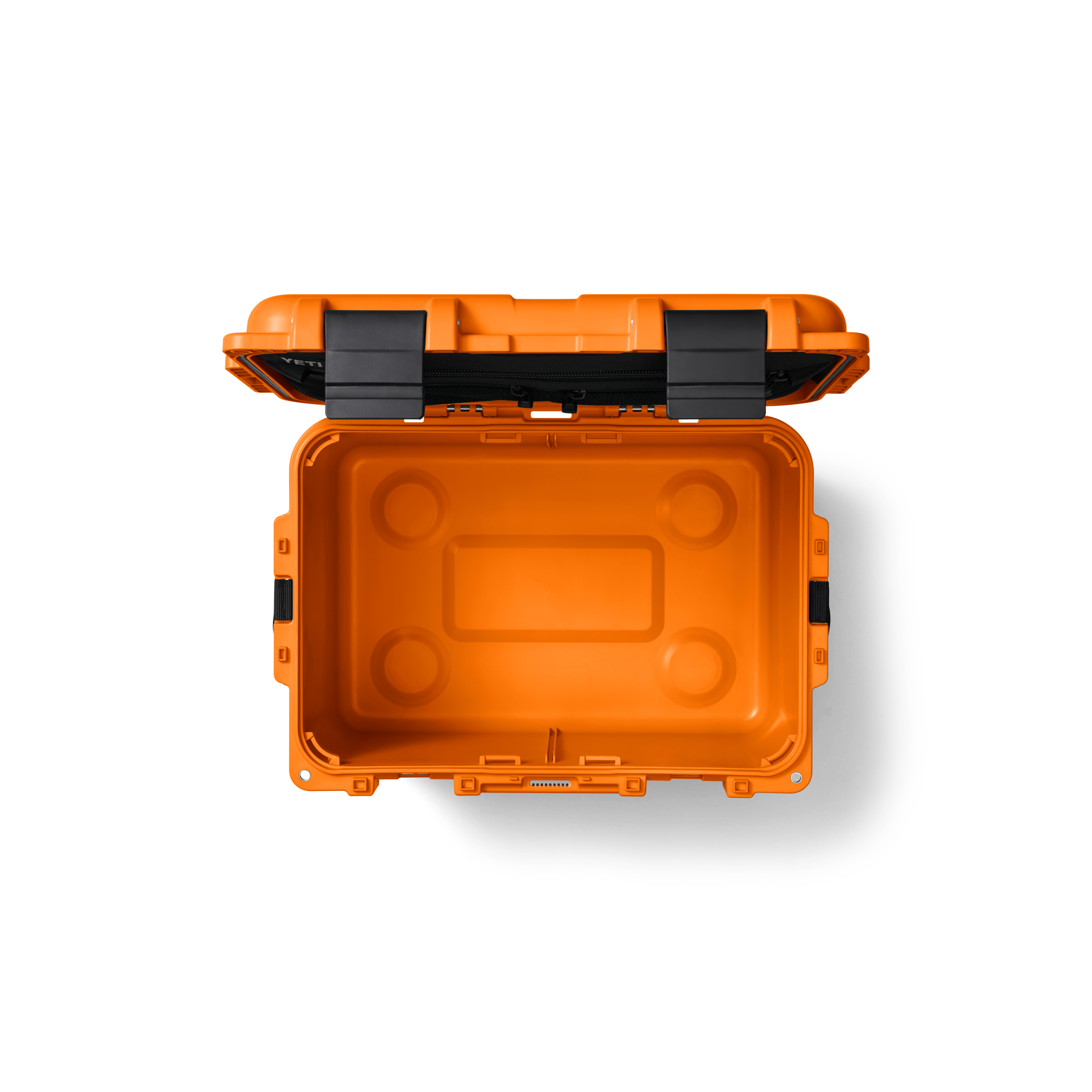 LoadOut® GoBox 30 - Durable Waterproof Storage Box with Secure Latches | Perfect for Camping Gear, Outdoor Equipment & Vehicle Organization (King Crab Orange)