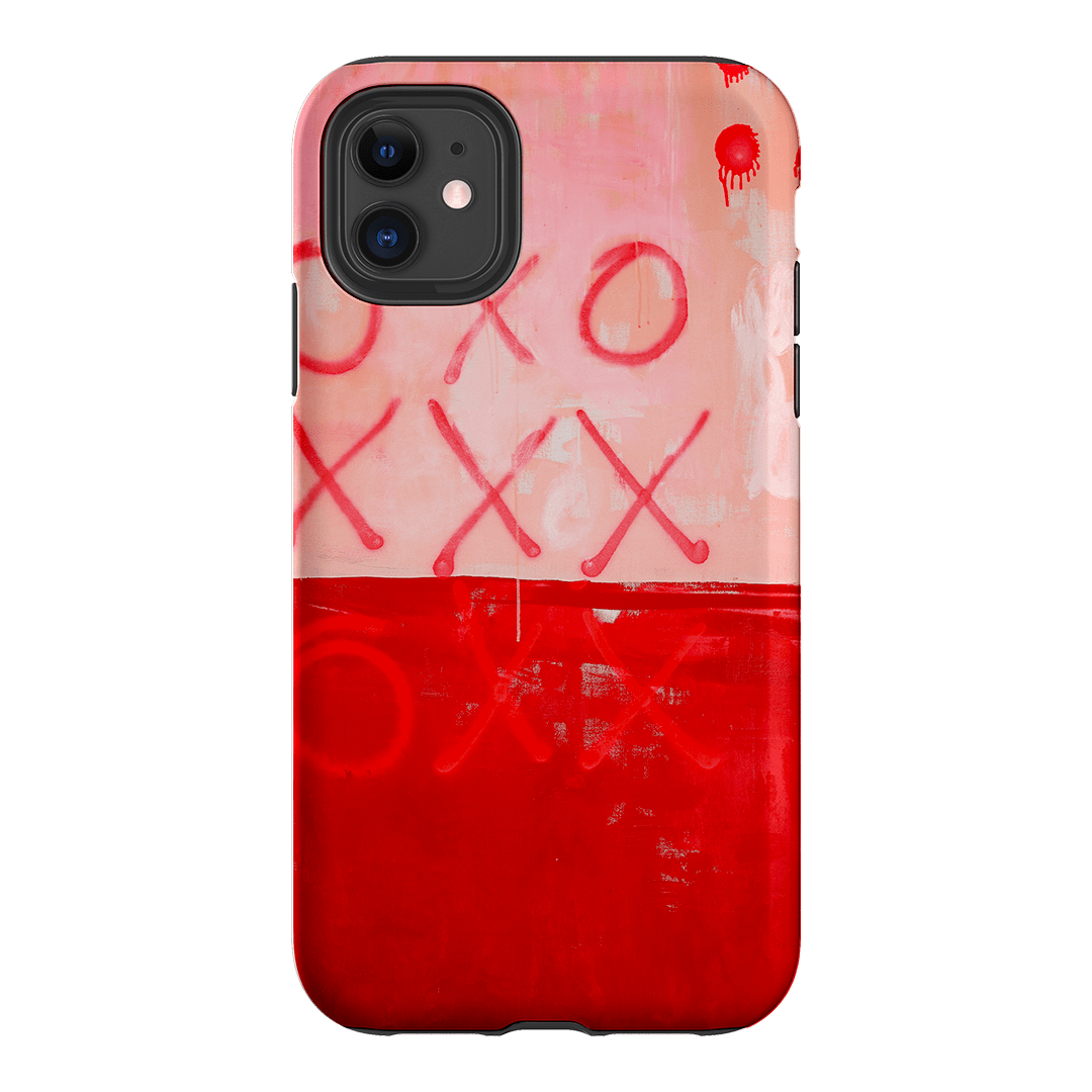 Premium Xoxo Phone Case - Shockproof & Slim Design for iPhone 15/14/13/12/11 Pro Max - Trendy Cute Protective Cover for Everyday Use, Travel & Outdoor Activities
