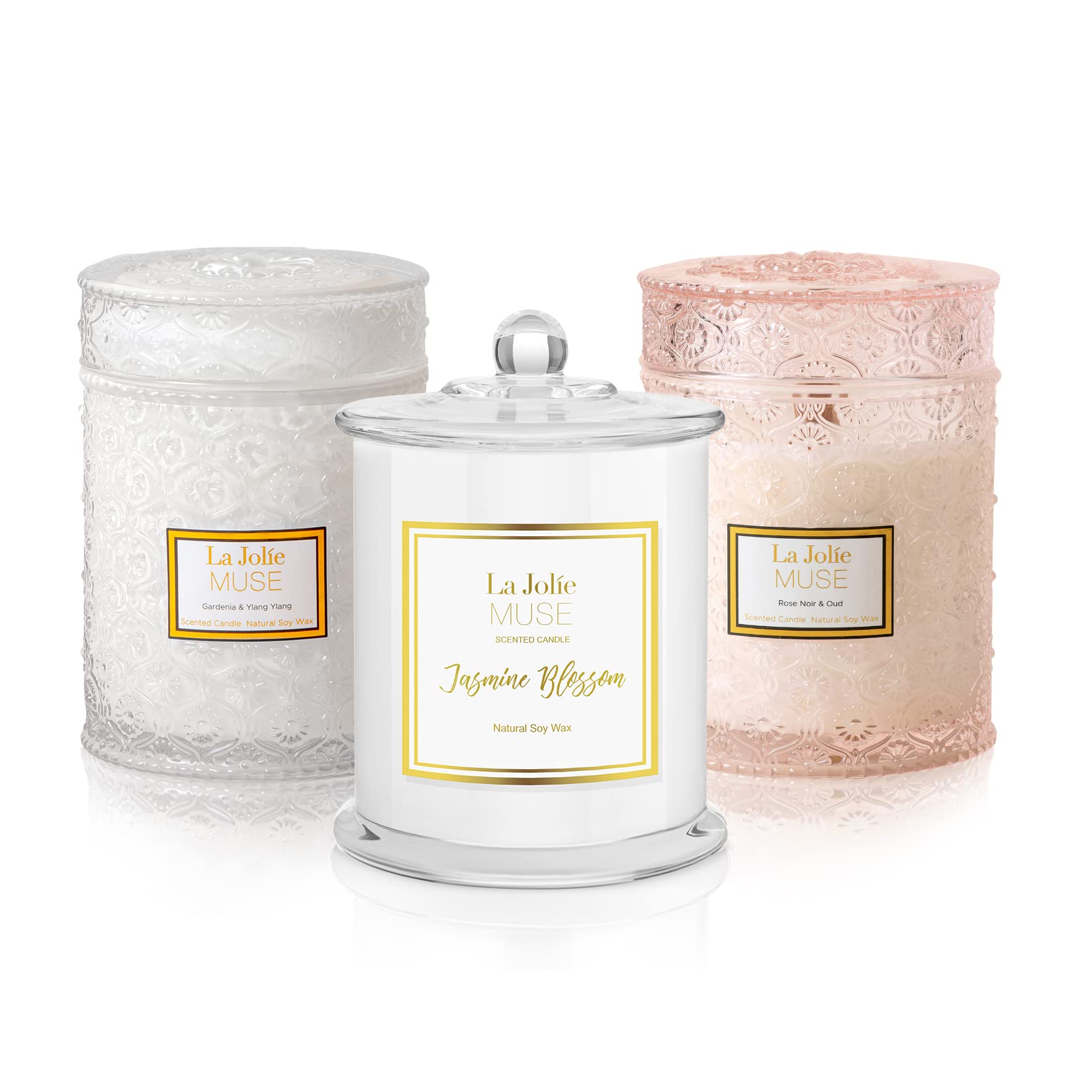 Premium Scented Candles for Home - Aromatherapy Soy Wax Candles, Perfect Gift for Women, Wedding, Housewarming & Romantic Gifts - Ideal for Relaxation, Meditation & Creating Cozy Ambiance
