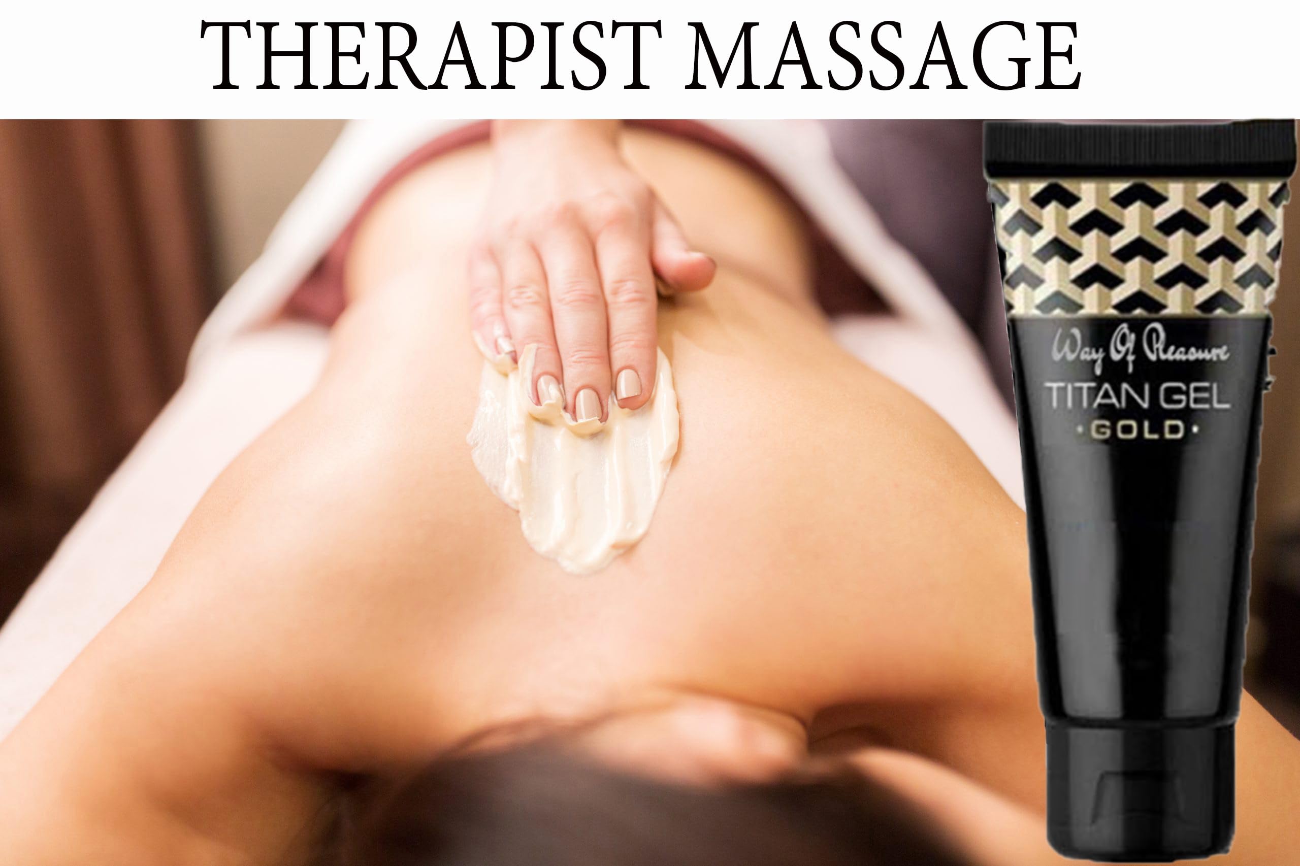 Way Of Pleasure Gold Massage Gel - Premium Sensual Massage Oil for Couples, Long-Lasting Lubricant for Intimate Moments, Relaxing Body Massage Gel for Romantic Evenings & Spa Nights