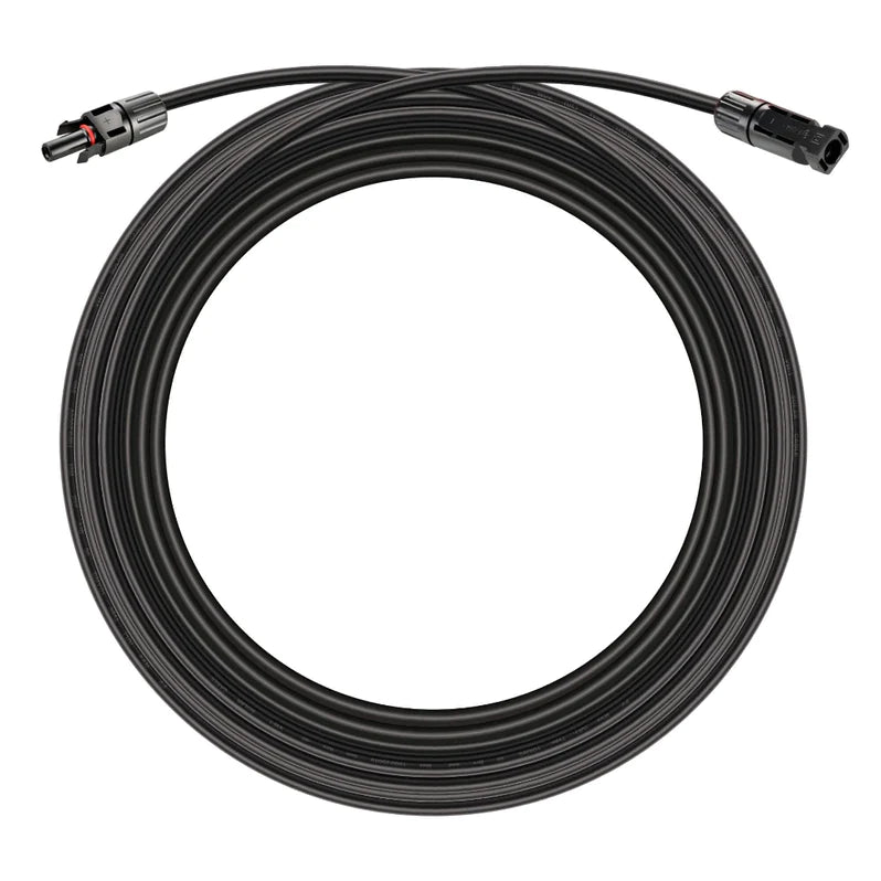 Rich Solar 10 Gauge (10AWG) 10 Feet Solar Panel Extension Cable with MC4 Connectors - Perfect for RV, Boat, Off-Grid & Home Solar Systems