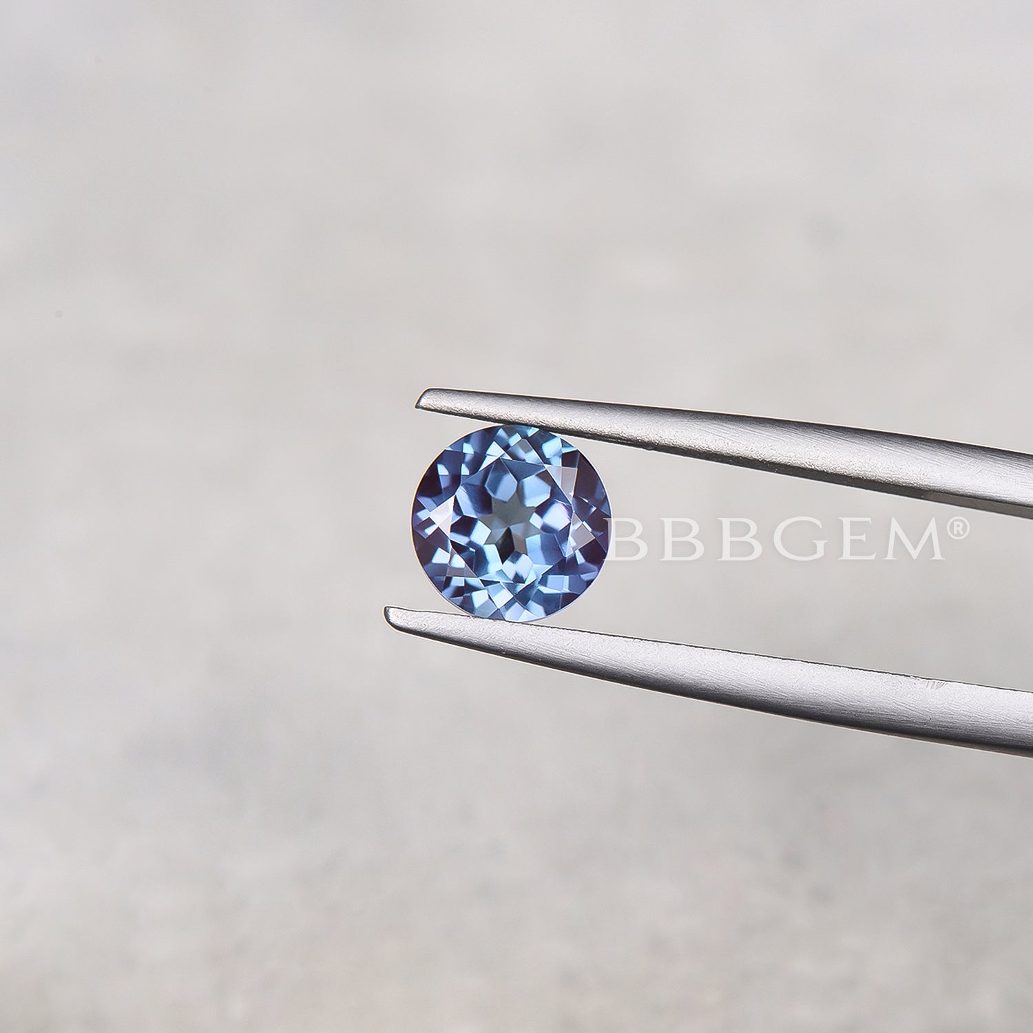 Wholesale Round Cut Alexandrite Gemstone | Faceted Color Changing Stone for Jewelry Making & Engagement Rings