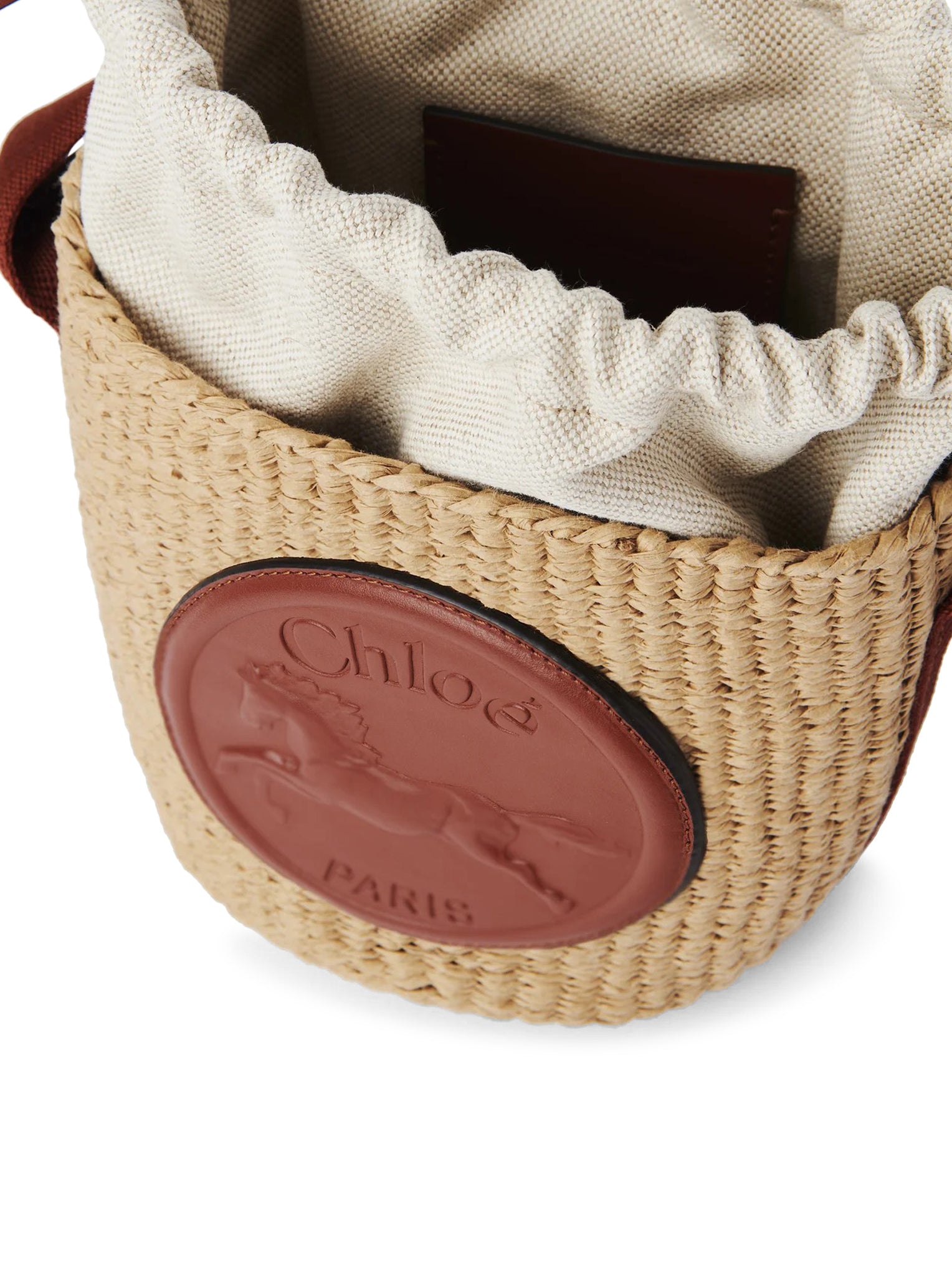 Eco-Friendly HORSE MEDAL Small Woven Basket Bag - Natural Fiber Handbag for Women, Perfect for Beach, Picnic & Boho Fashion Accessories