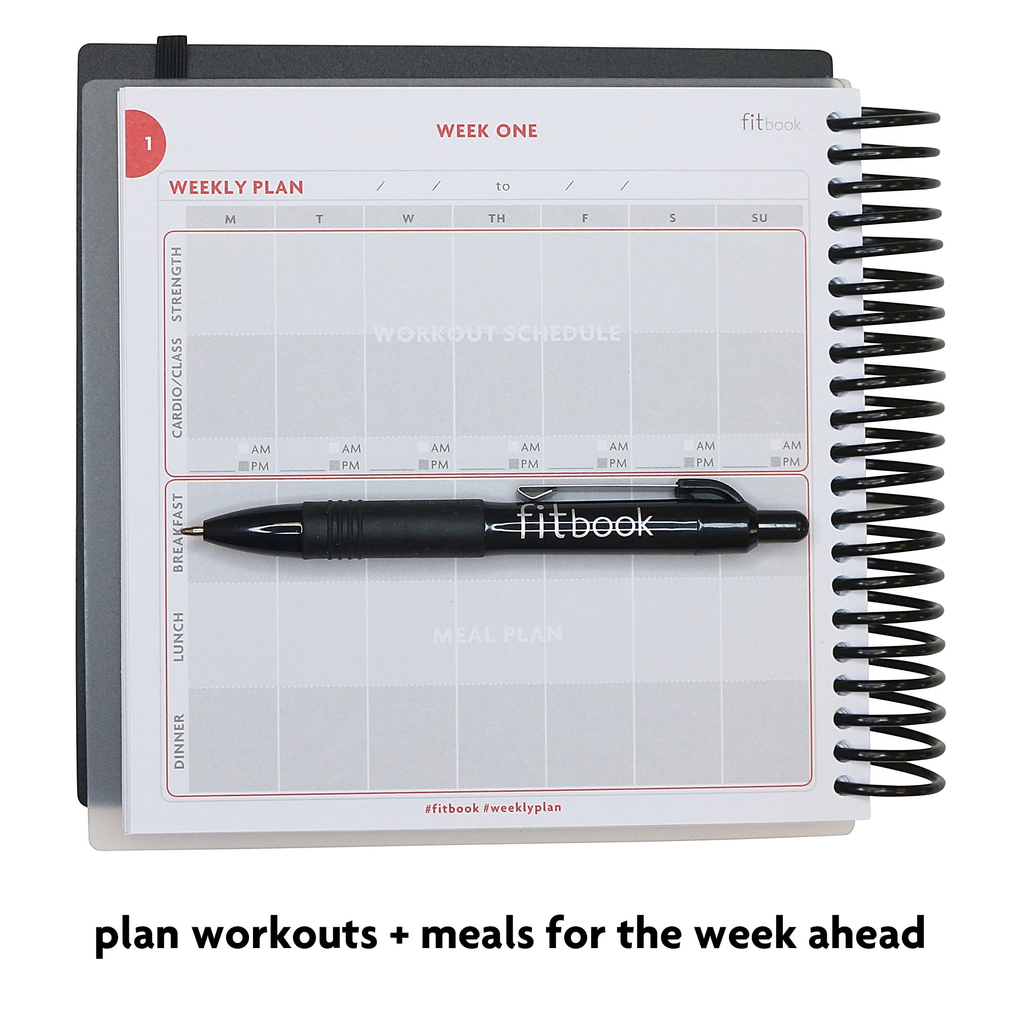 Fitlosophy Fitbook: 12-Week Fitness Journal & Workout Planner for Weight Loss, Exercise Tracking & Goal Setting - Perfect for Gym, Home Workouts & Fitness Challenges