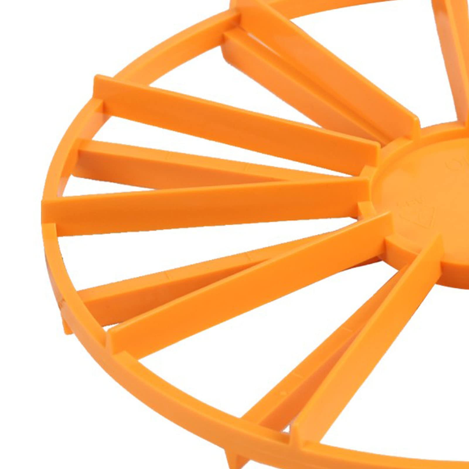 10/12-Slice Round Cake Divider - Double-Sided Cheesecake & Pie Slicer with Handle for Perfect Even Slices - Baking Tool for Birthday Cakes, Wedding Desserts & Party Treats (Yellow)