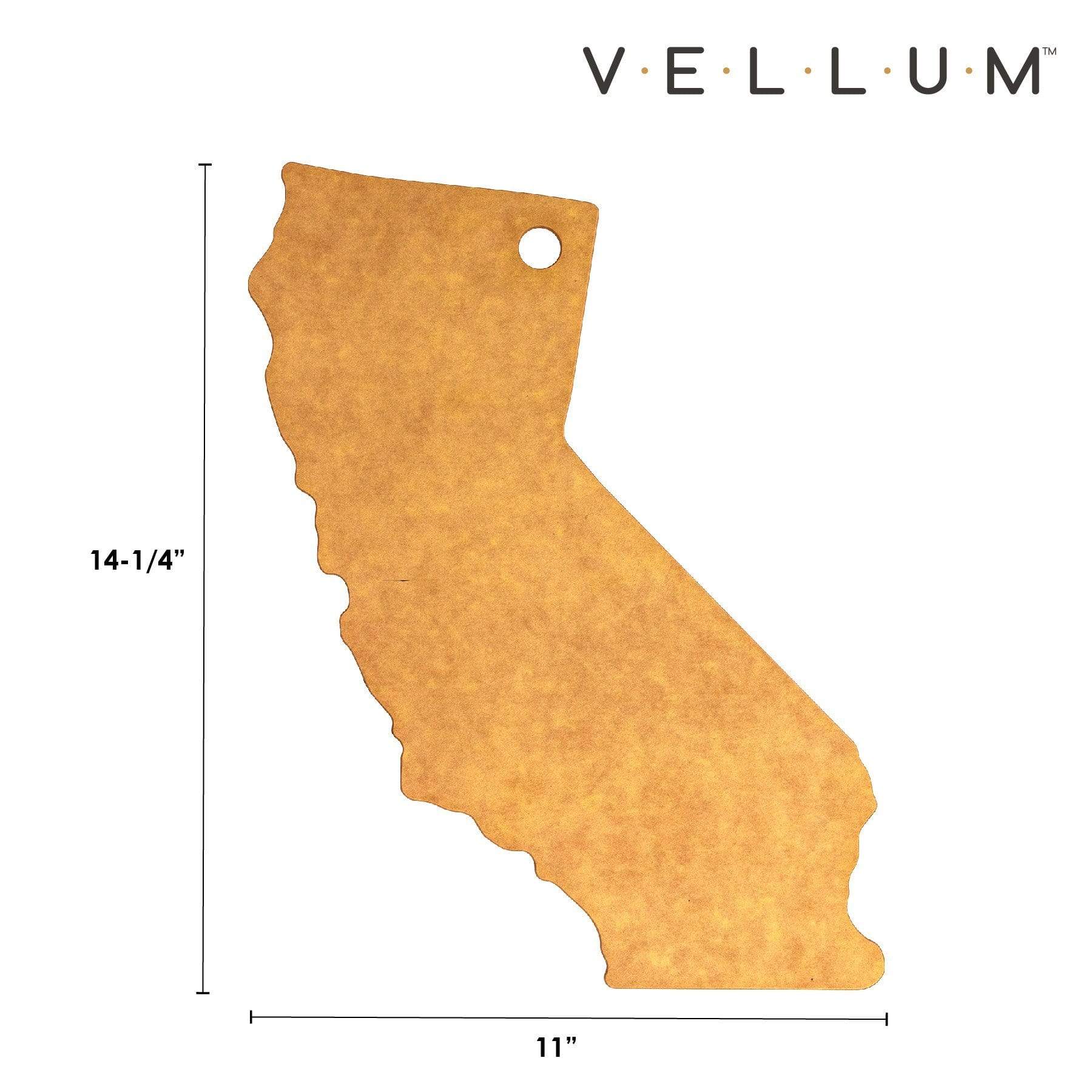 California Shaped Wood Paper Composite Cutting Board - 14.25