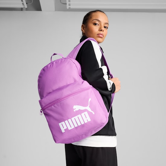 PUMA Phase Berry Backpack for Women & Men - Lightweight Durable School & Travel Backpack - Perfect for Hiking, Gym, Work & College