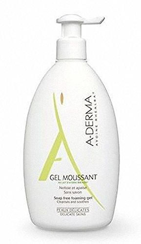 Dermopan Liquid Cleansing Foam 500ml by A-Derma - Gentle Face Wash for Sensitive Skin | Daily Skincare & Makeup Removal