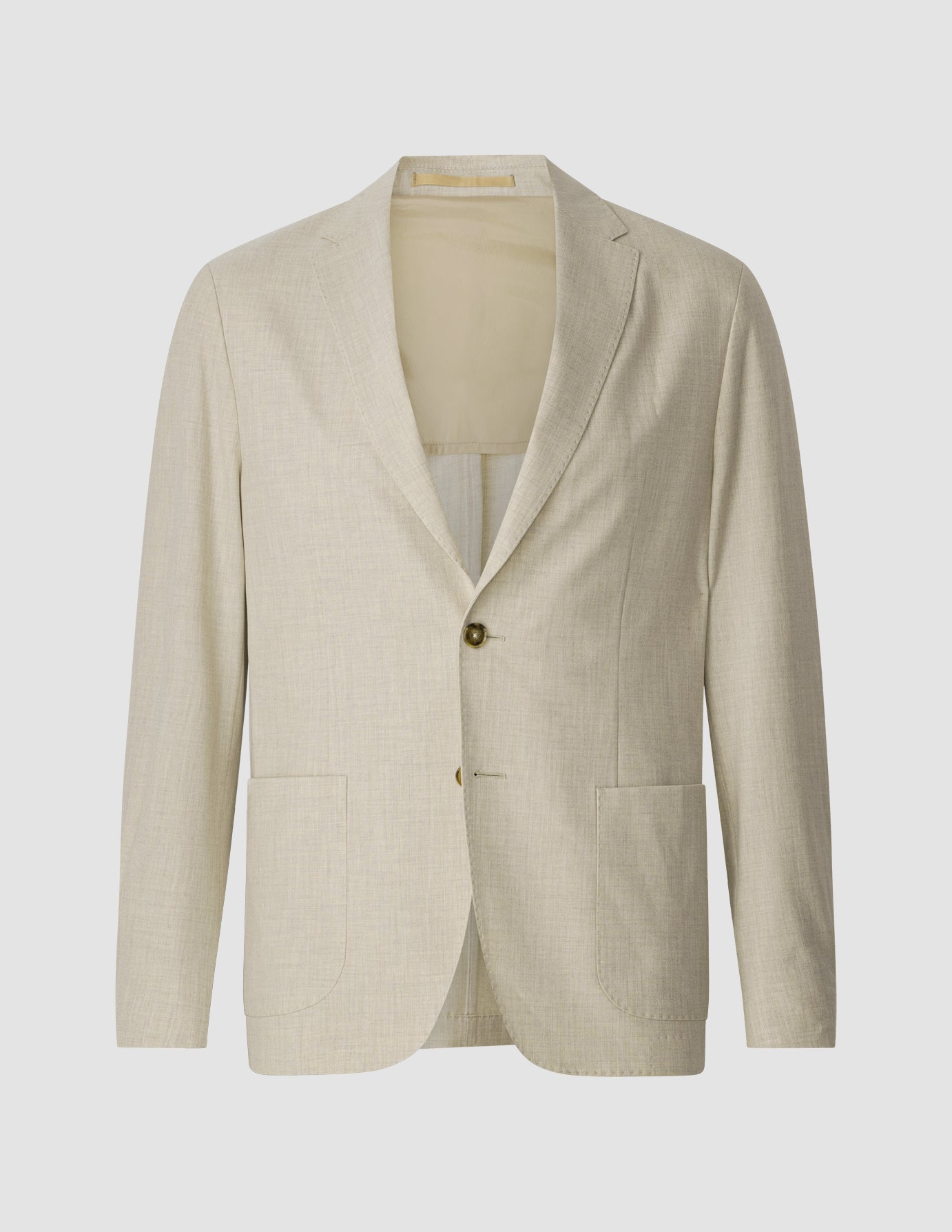 Premium Tech Linen Blazer for Men - Lightweight Breathable Sandshell Color Business Casual Jacket - Perfect for Office Wear, Summer Weddings & Smart Casual Outfits