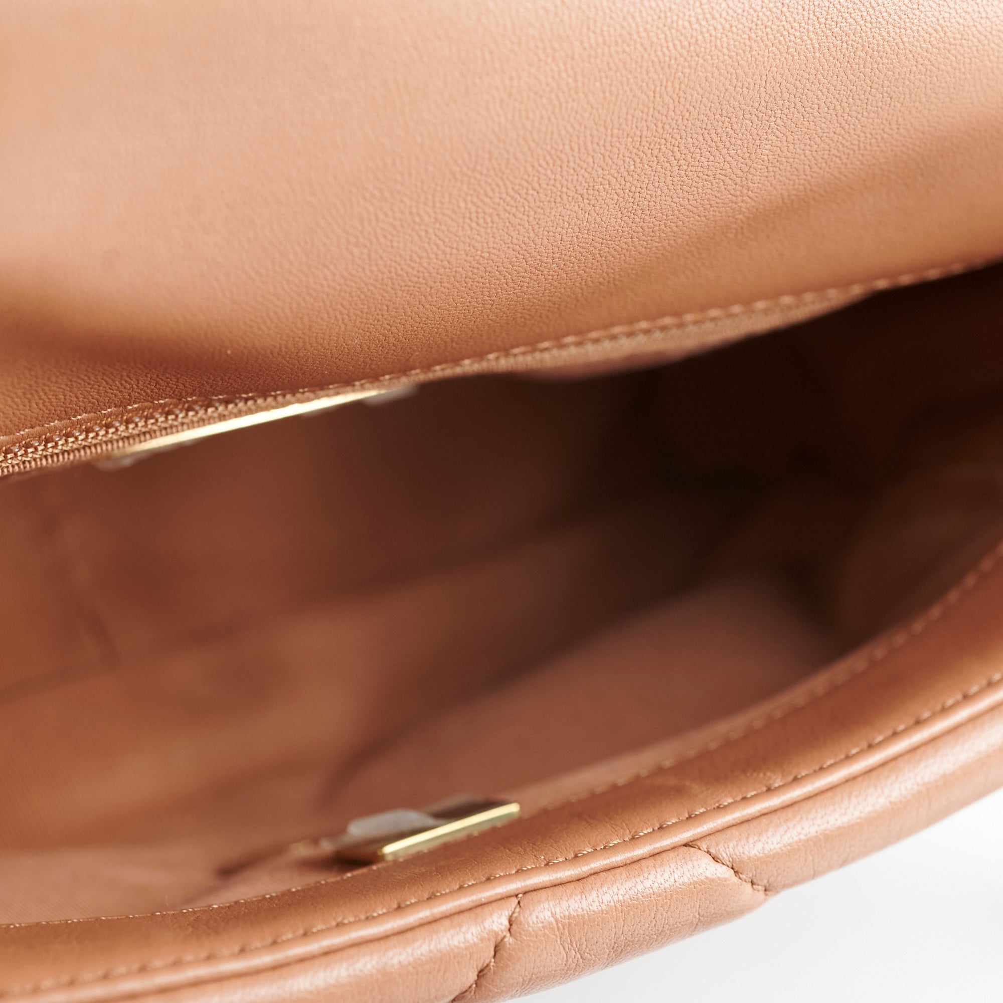 Chanel 19 Small Handbag in Caramel Brown with Microchip - Luxury Designer Crossbody Bag for Women, Perfect for Date Night & Special Occasions