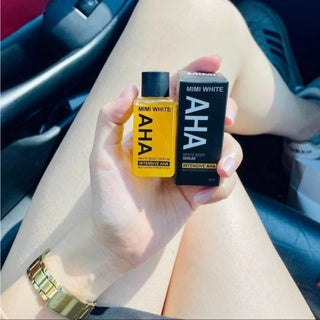 MIMI White Multi Alpha AHA Brightening Body Serum - Dark Spot Corrector for Even Skin Tone | Perfect for Daily Skincare & Summer Body Care