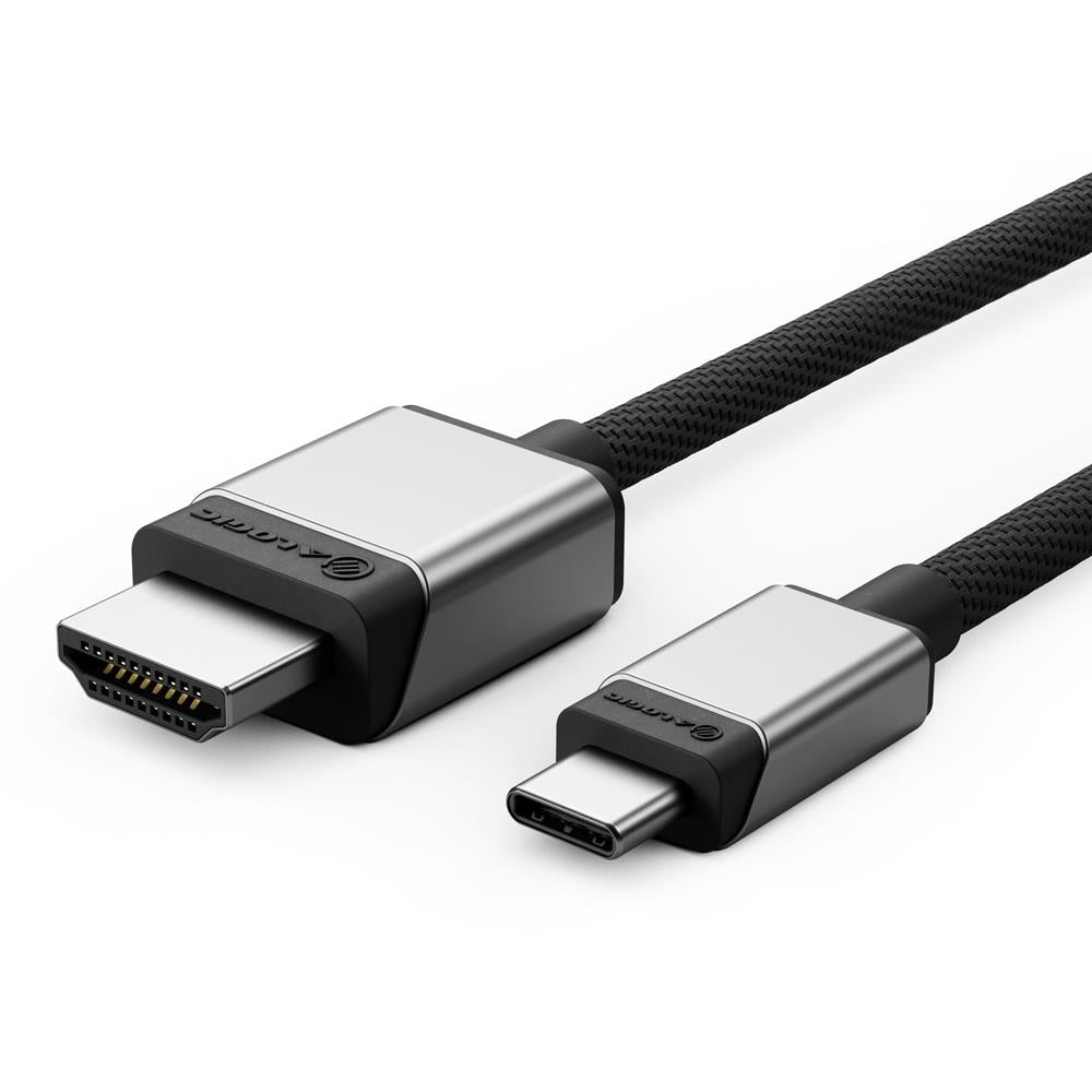 Alogic Ultra USB C to HDMI Cable 4K 60Hz, 1M Thunderbolt 3/4 Compatible with 100W Fast Charging - Perfect for MacBook Pro, iPad Pro, Samsung Galaxy & More