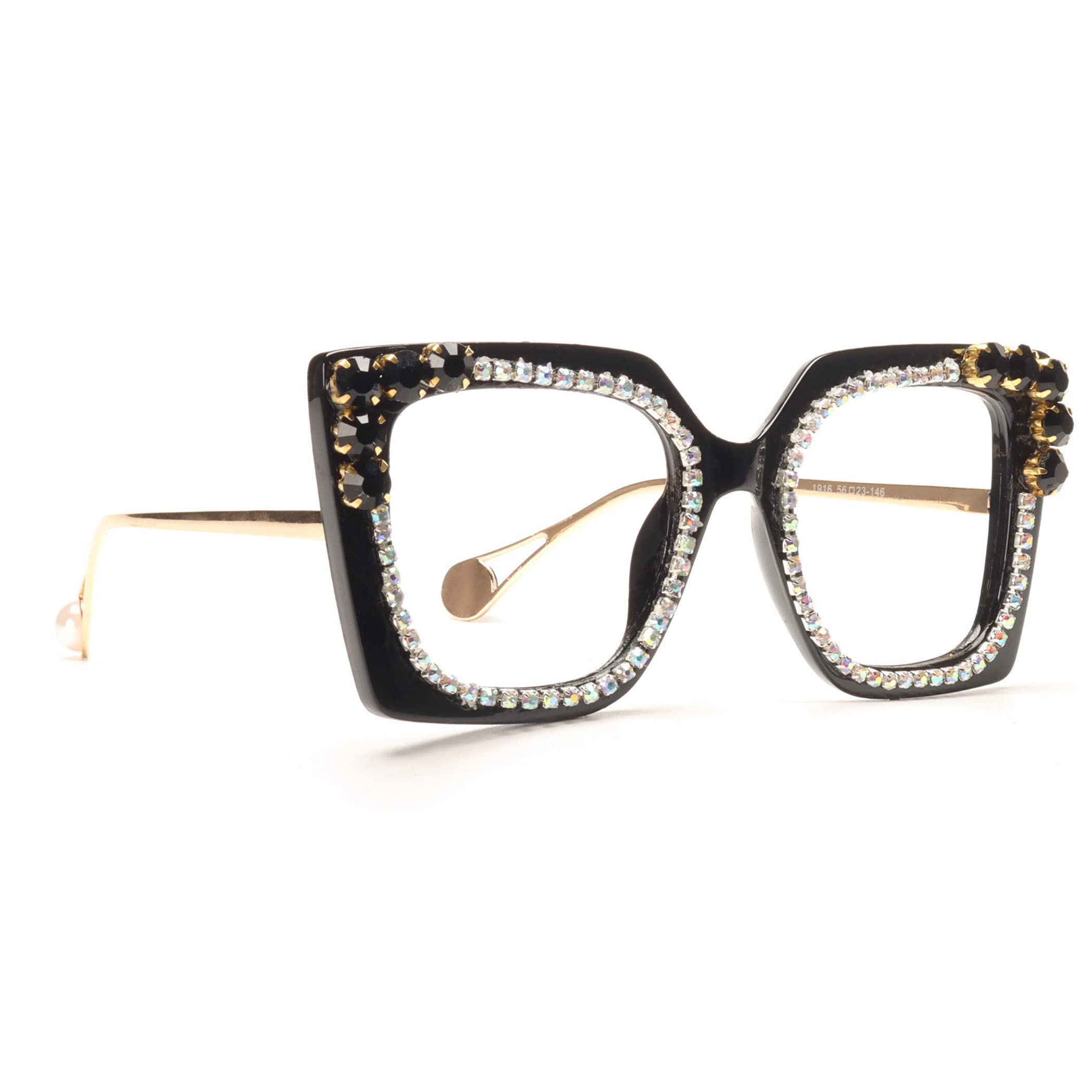 Blue Light Blocking Glasses for Women - Cat Eye Oversize Frame for Reading & Screen Use