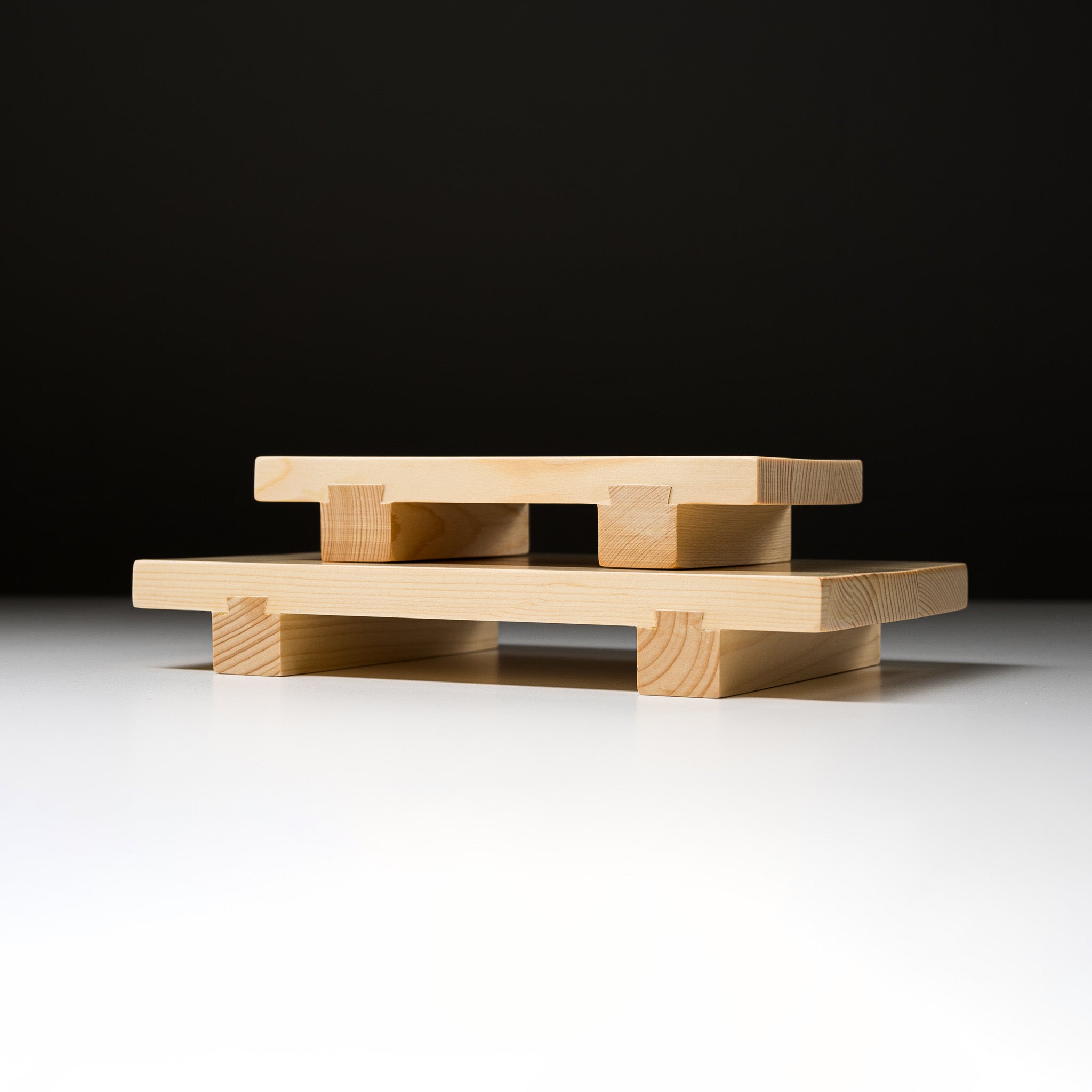 Premium Hinoki Wood Sushi Serving Platter - 2 Size Options (Small & Large) | Traditional Japanese Sushi Presentation Board | Perfect for Sushi Parties, Home Dining & Restaurant Displays