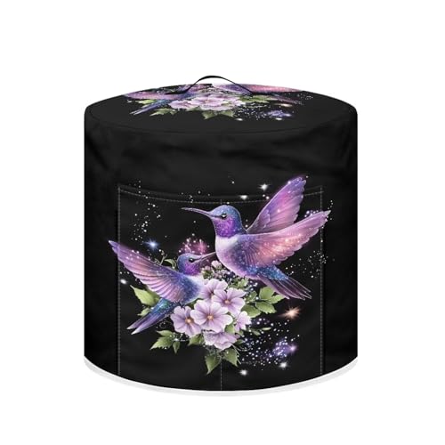 Purple Hummingbird Floral