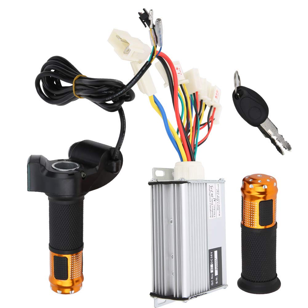 Keenso 36V 1000W Brushless Scooter Controller with LCD Display & Universal Throttle Grip Set - Perfect for Electric Scooters, E-Bikes, and DIY Mobility Projects