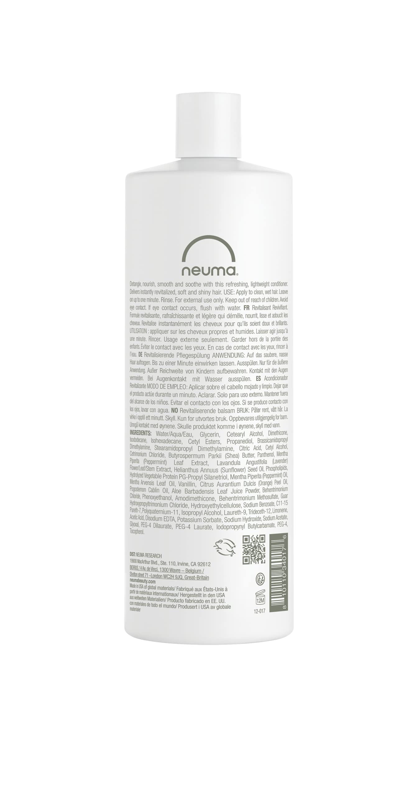 Neuma Re Neu Conditioner - Hydrating & Repairing Hair Treatment for Damaged Hair - Perfect for Dry, Frizzy, and Color-Treated Hair at Home or Salon Use